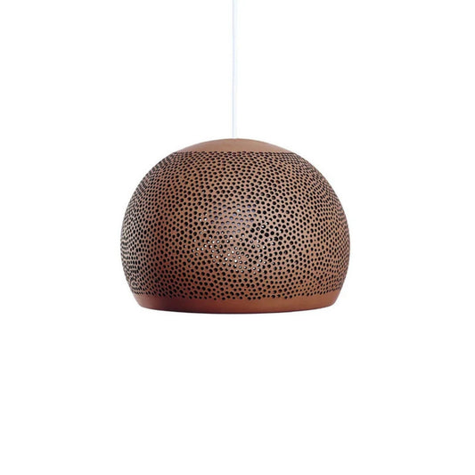 SpongeUp Handmade Clay Pendant Light Pendant Light Klaylife Chocolate Small