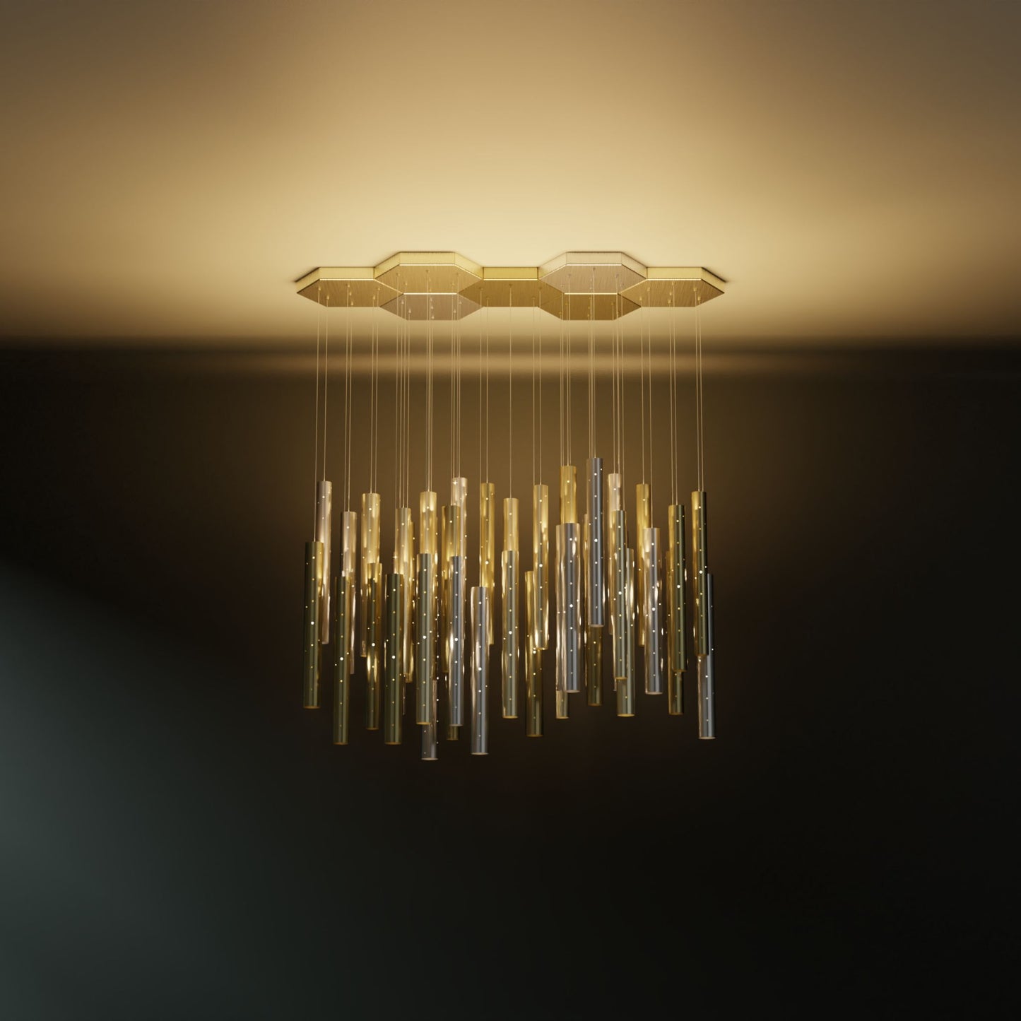 Heavy Rain Multi Drop Pendant Light Pendant Light ILANEL