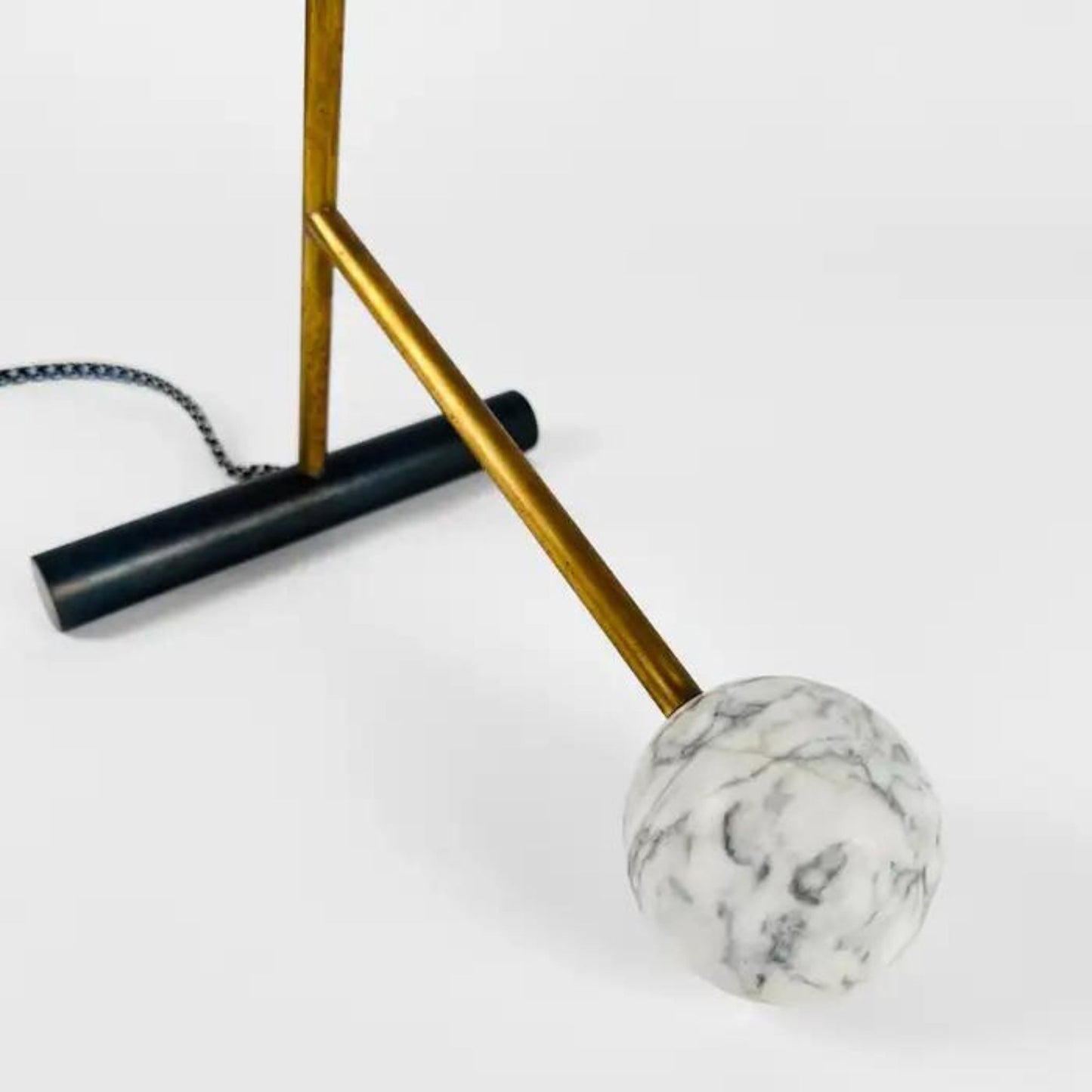 Kelly Wearstler Cleo White Metal Table Lamp - Brass Table Lamp Bloomingdales Lighting