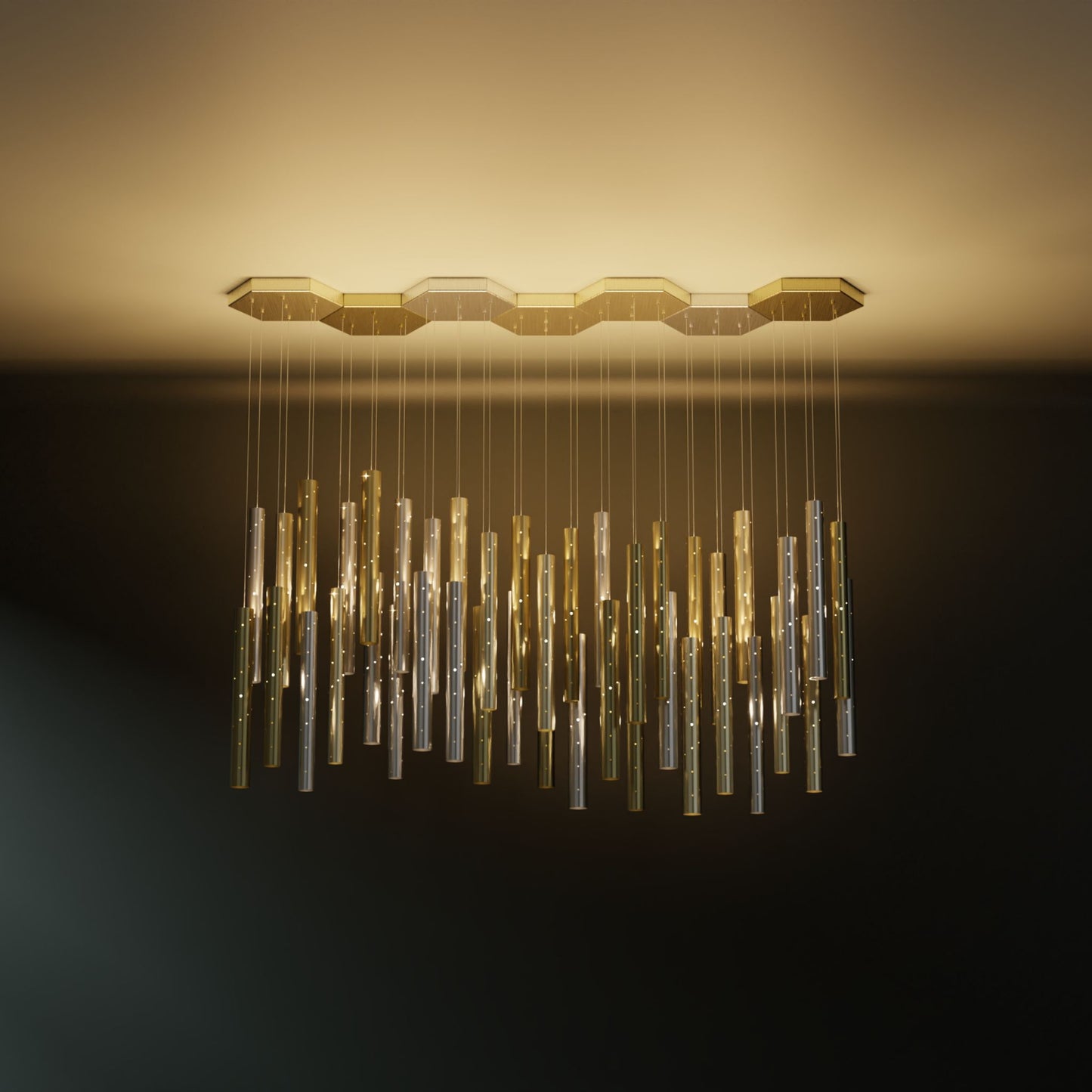 Heavy Rain Multi Drop Pendant Light Pendant Light ILANEL