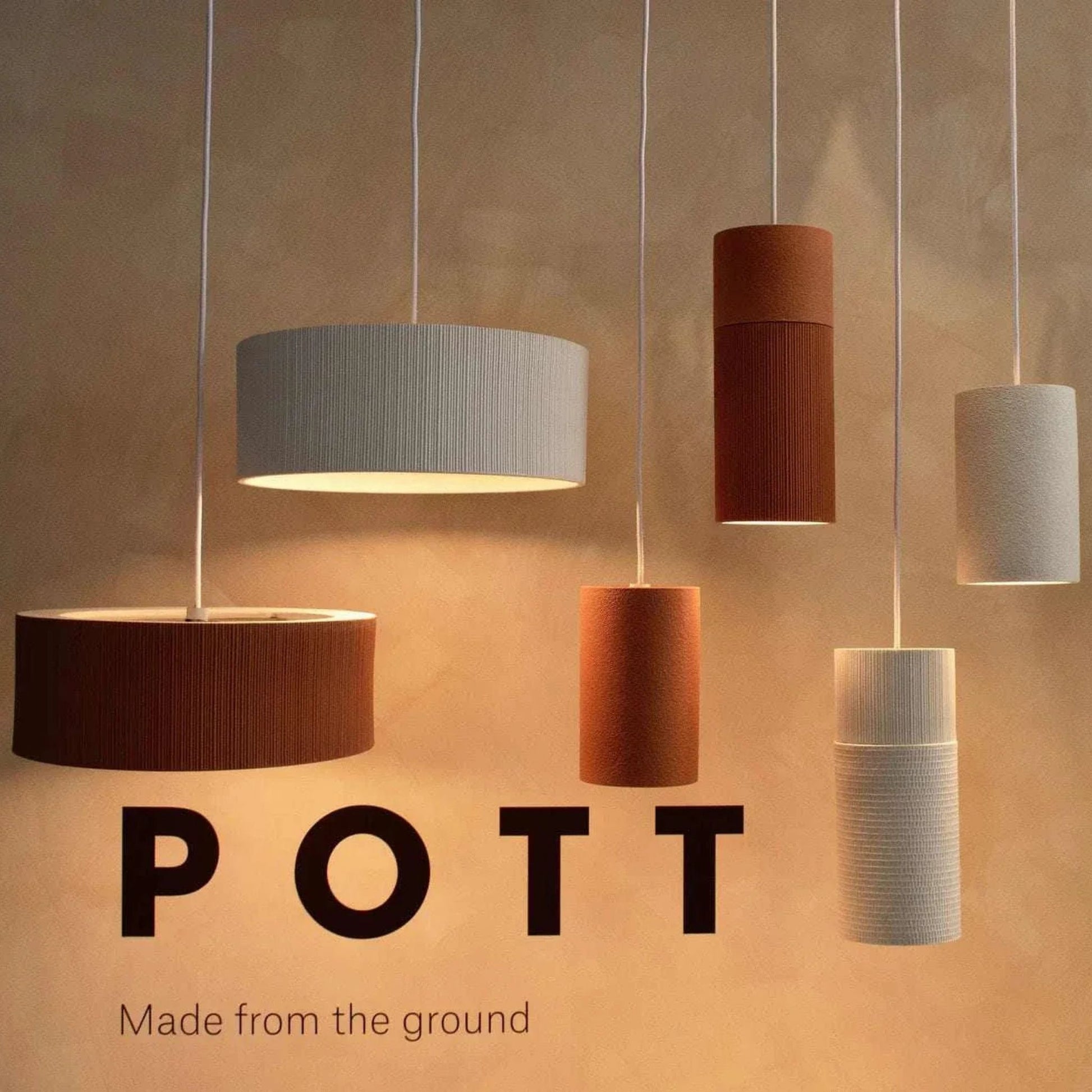 Terra One Piece Handmade Clay Pendant Light Pendant Light Klaylife