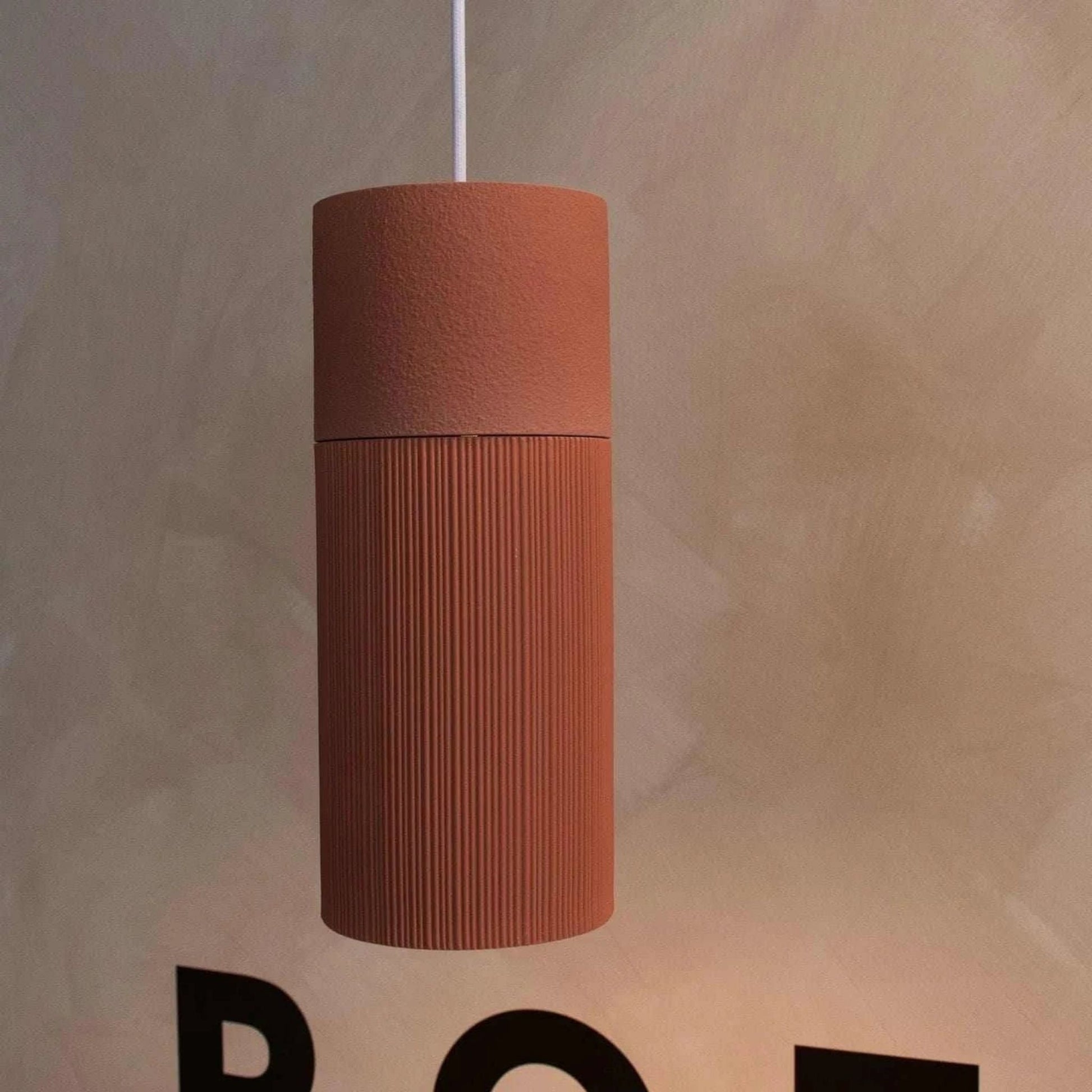 Terra Two Piece Handmade Clay Pendant Light Pendant Light Klaylife