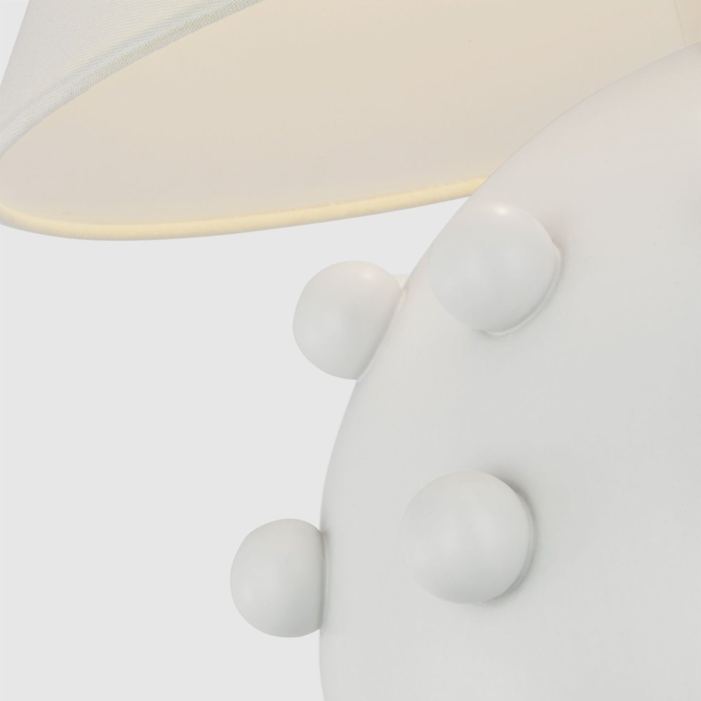 Kelly Wearstler Linden Medium Orb Table Lamp - Plaster White Table Lamp Bloomingdales Lighting