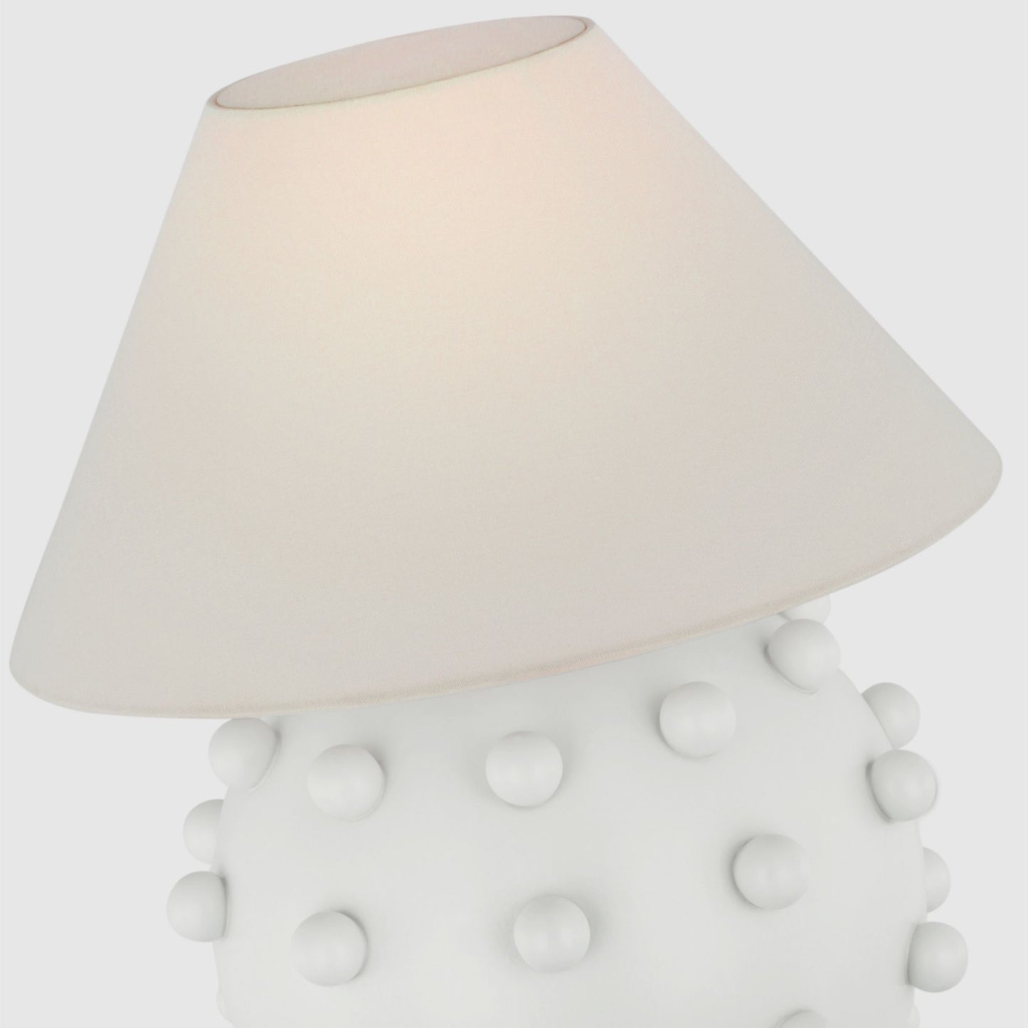 Kelly Wearstler Linden Medium Orb Table Lamp - Plaster White Table Lamp Bloomingdales Lighting