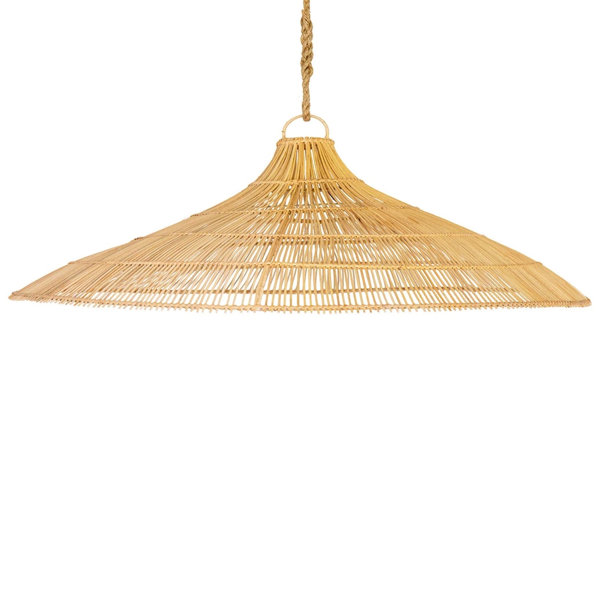 Kwani Rattan Pendant Light Pendant Light Bisque Interiors