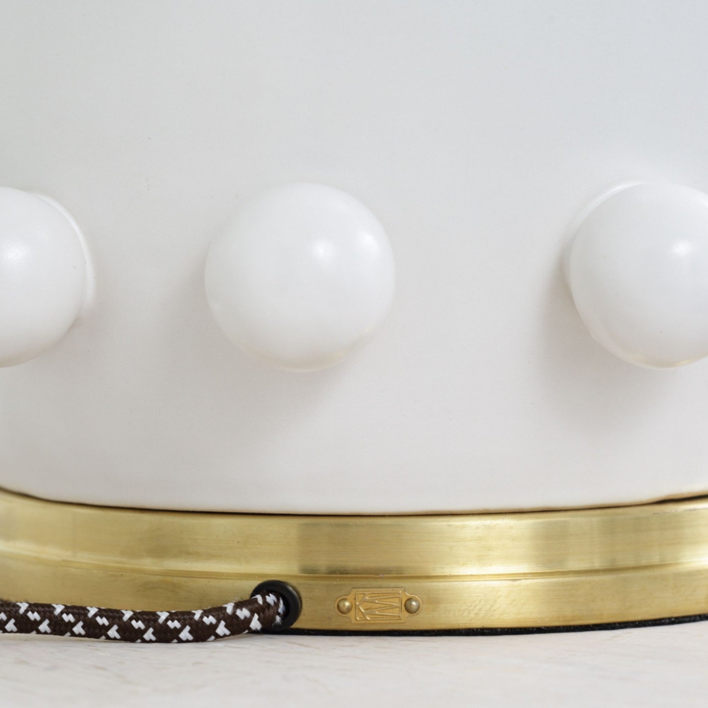 Kelly Wearstler Linden Sculpted Large Table Lamp - White Table Lamp Bloomingdales Lighting