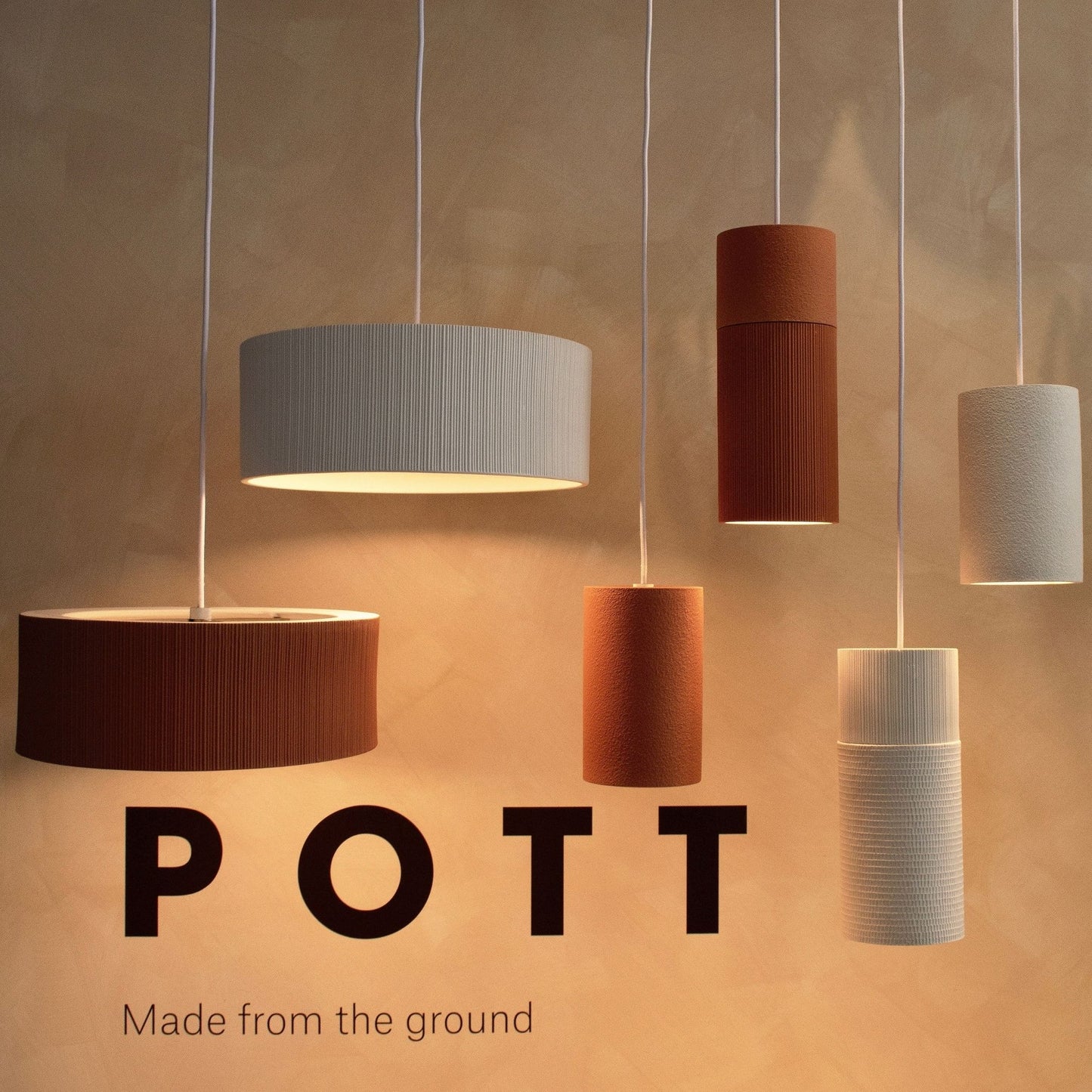 Terra Handmade Clay Hanging Pendant Light Pendant Light Klaylife