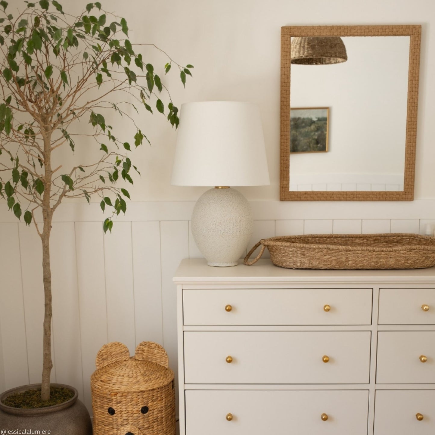 AERIN Toulon Organic Ceramic Table Lamp - Ivory Table Lamp Bloomingdales Lighting