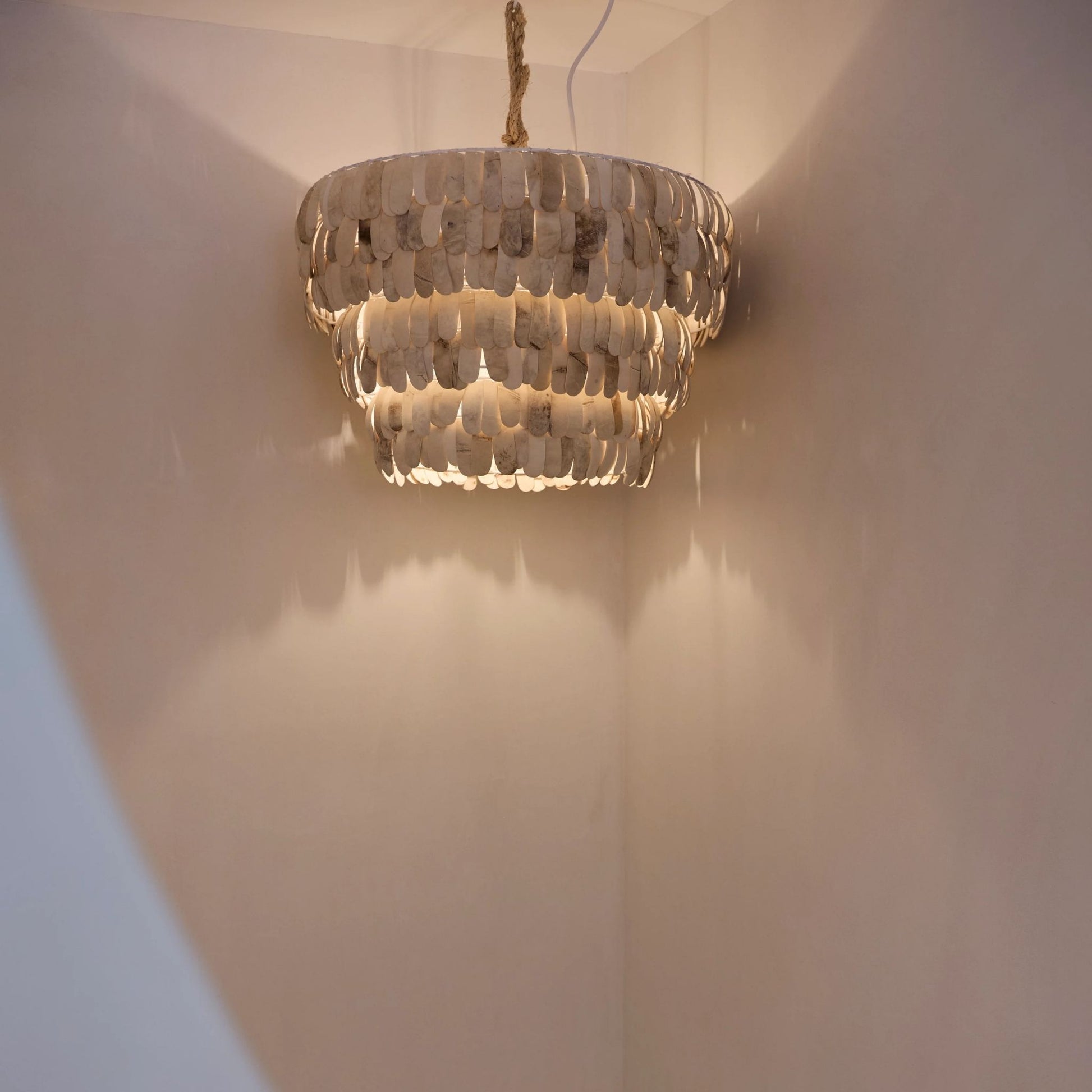 Adi Coconut Shell U Pendant Light Pendant Light Bisque Interiors