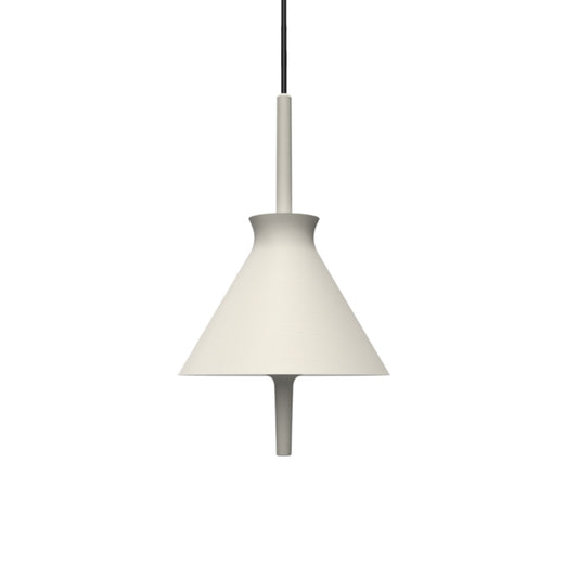 Totana Handmade Cone Clay Pendant Light Pendant Light Klaylife Matte White Medium
