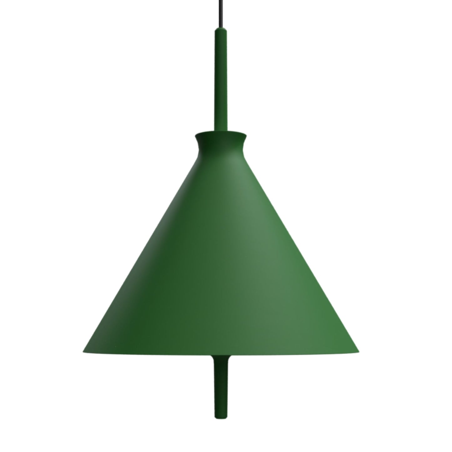 Totana Handmade Cone Clay Pendant Light Pendant Light Klaylife Forest Green Large