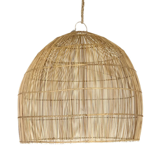 Misozi Rattan Dome Pendant Light Pendant Light Bisque Interiors