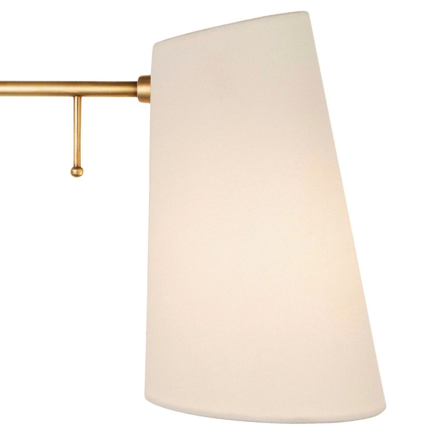 AERIN Keil Swing Arm Linen Wall Sconce - Brass Wall Light Bloomingdales Lighting