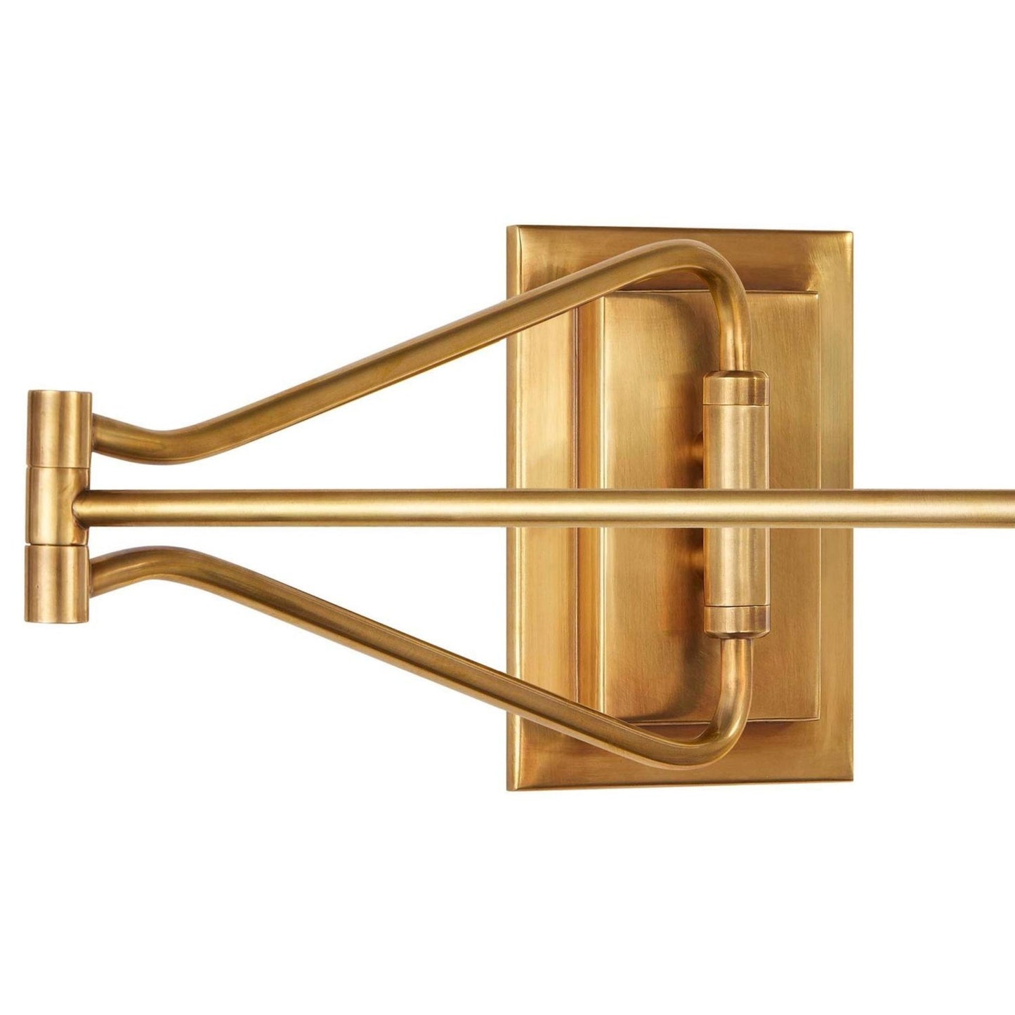 AERIN Keil Swing Arm Linen Wall Sconce - Brass Wall Light Bloomingdales Lighting