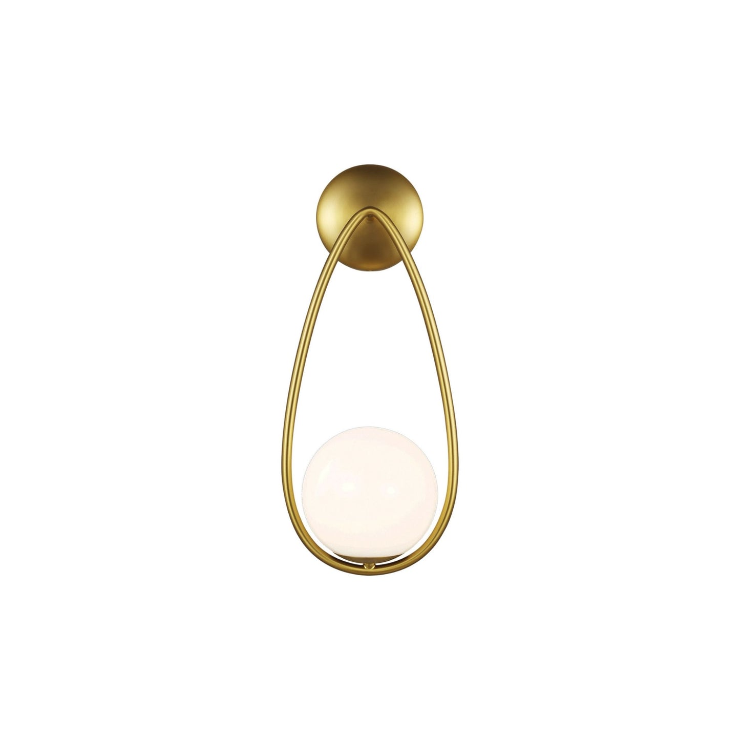 AERIN Galassia One Light Glass Wall Sconce - Brass Wall Light Bloomingdales Lighting