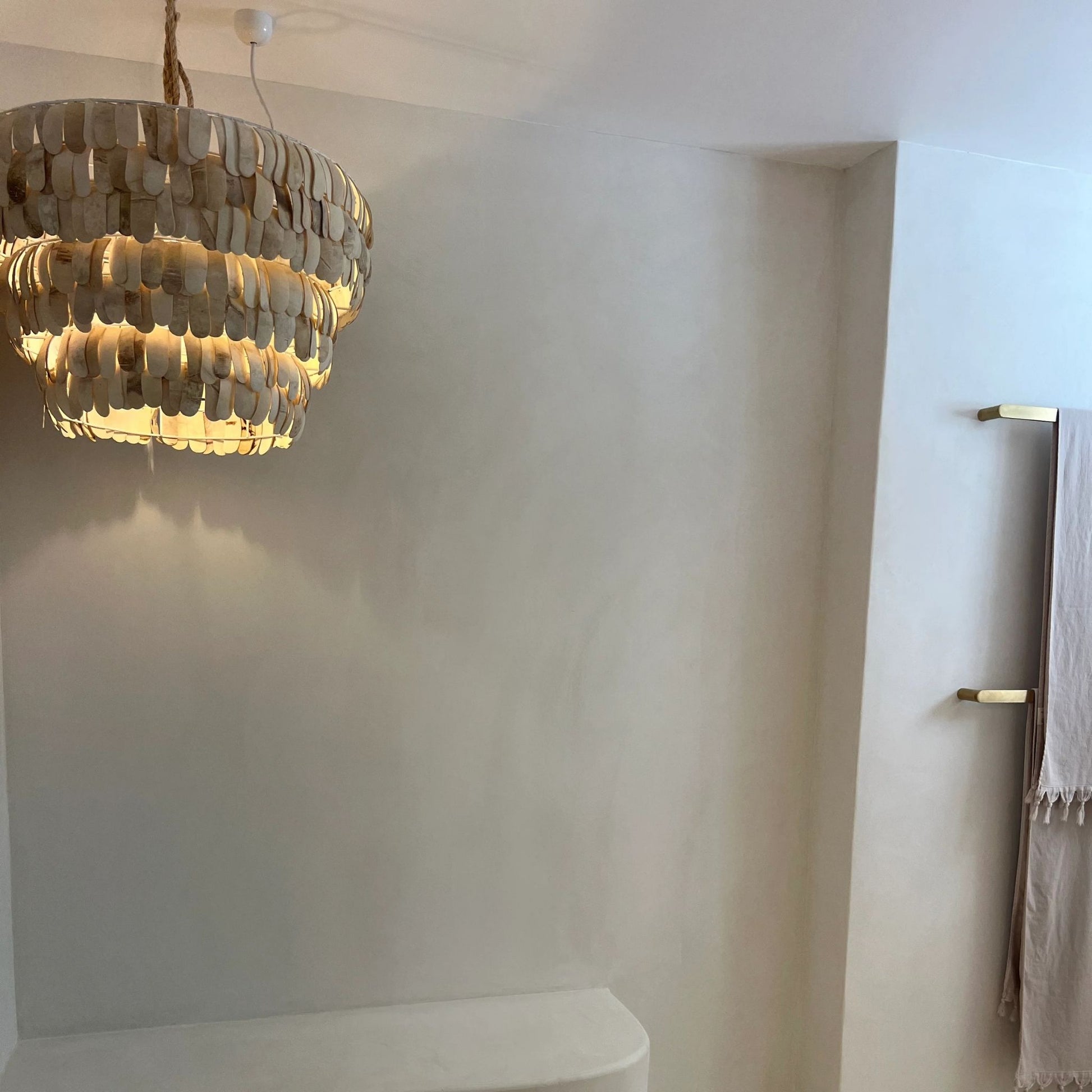 Adi Coconut Shell U Pendant Light Pendant Light Bisque Interiors