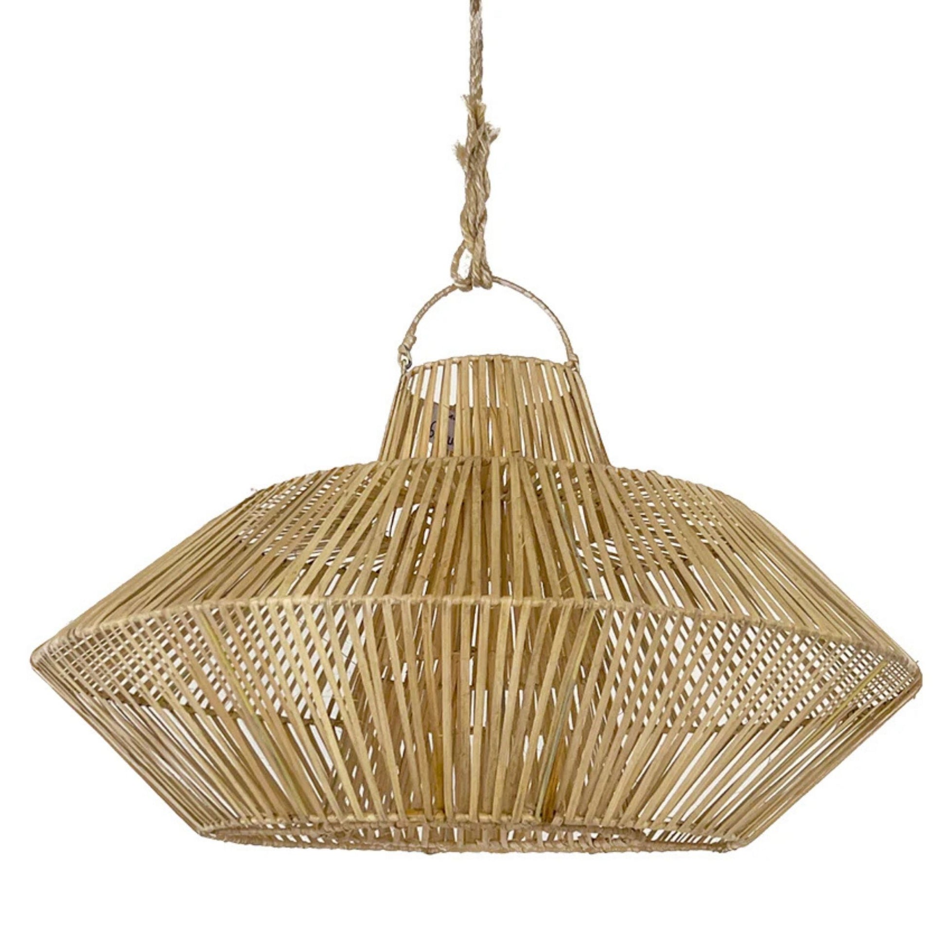 Uvo Rattan Pendant Light Pendant Light Bisque Interiors
