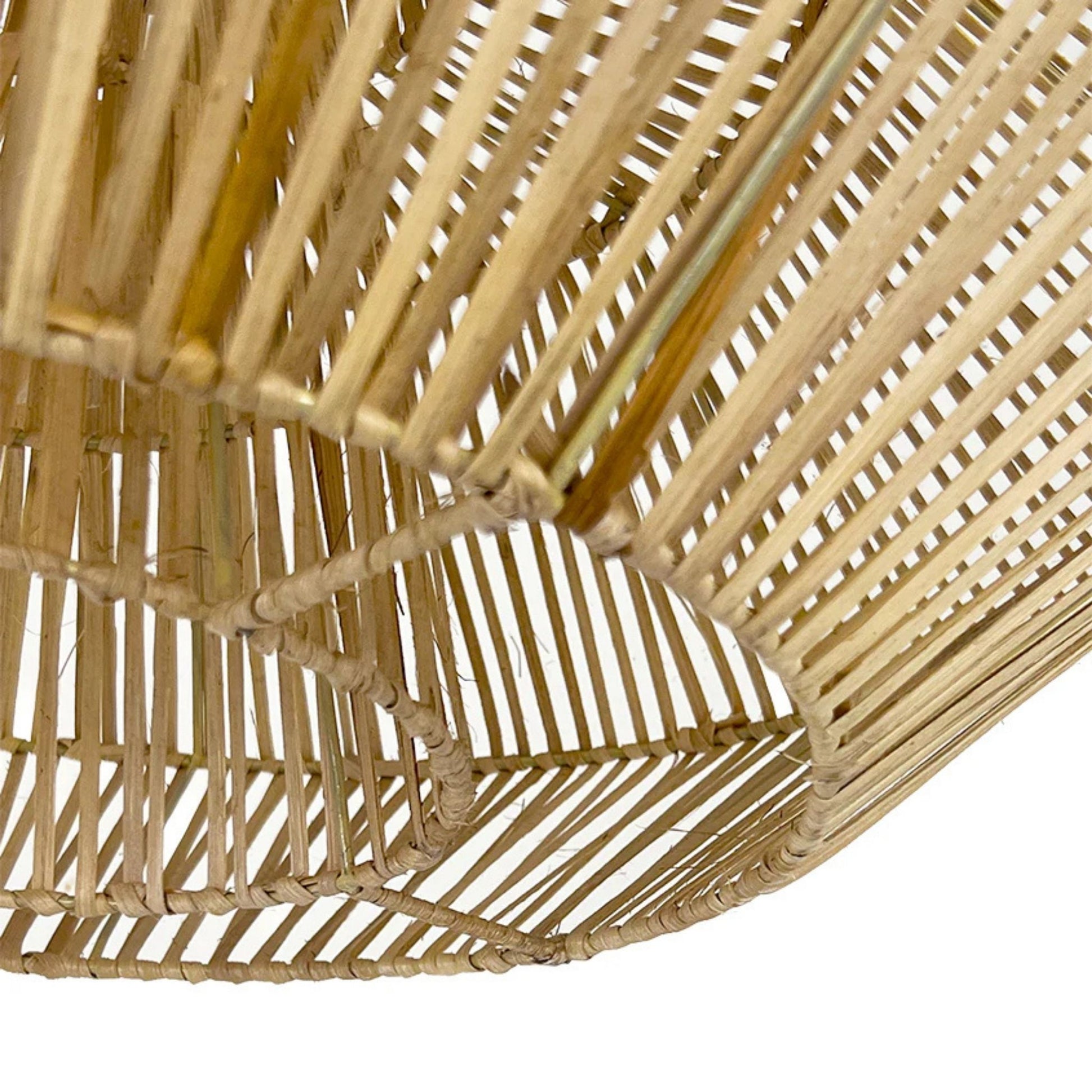 Uvo Rattan Pendant Light Pendant Light Bisque Interiors