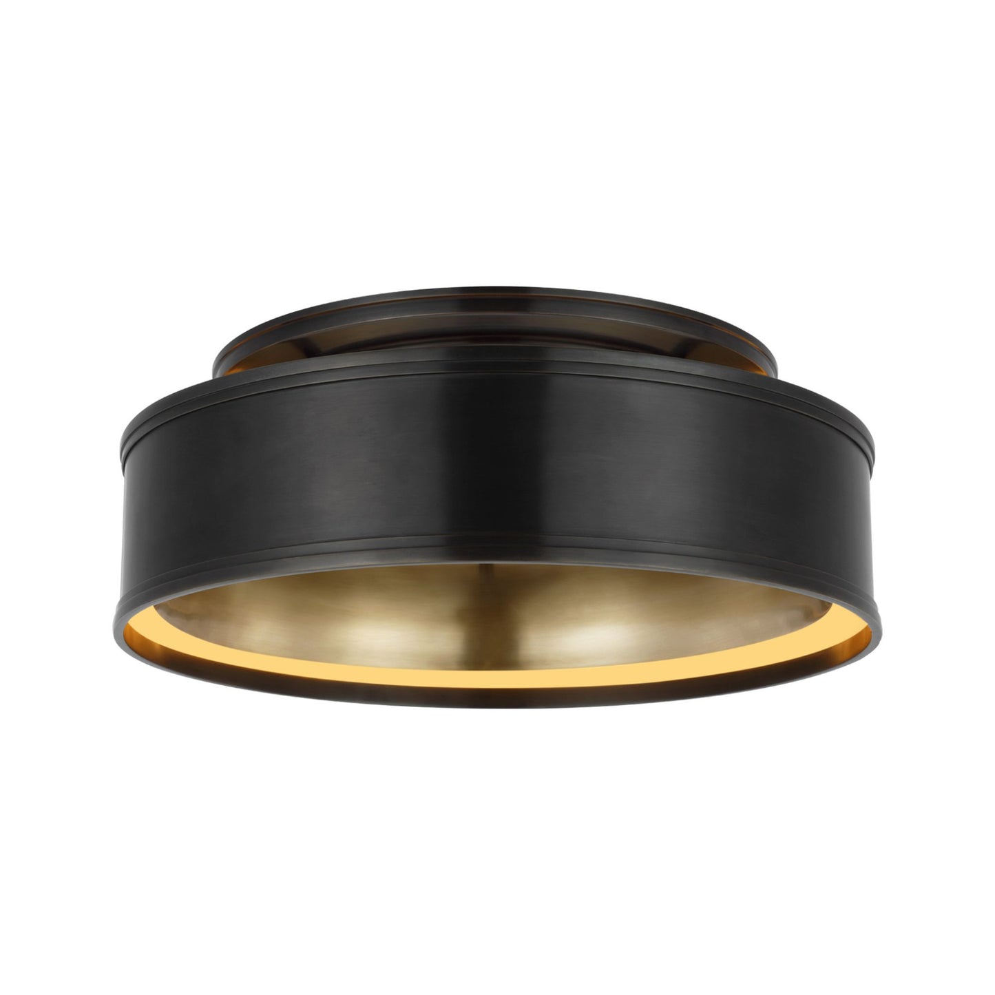 Chapman & Myers Connery 18" Flush Mount Ceiling Light Ceiling Flush Mount Bloomingdales Lighting Bronze