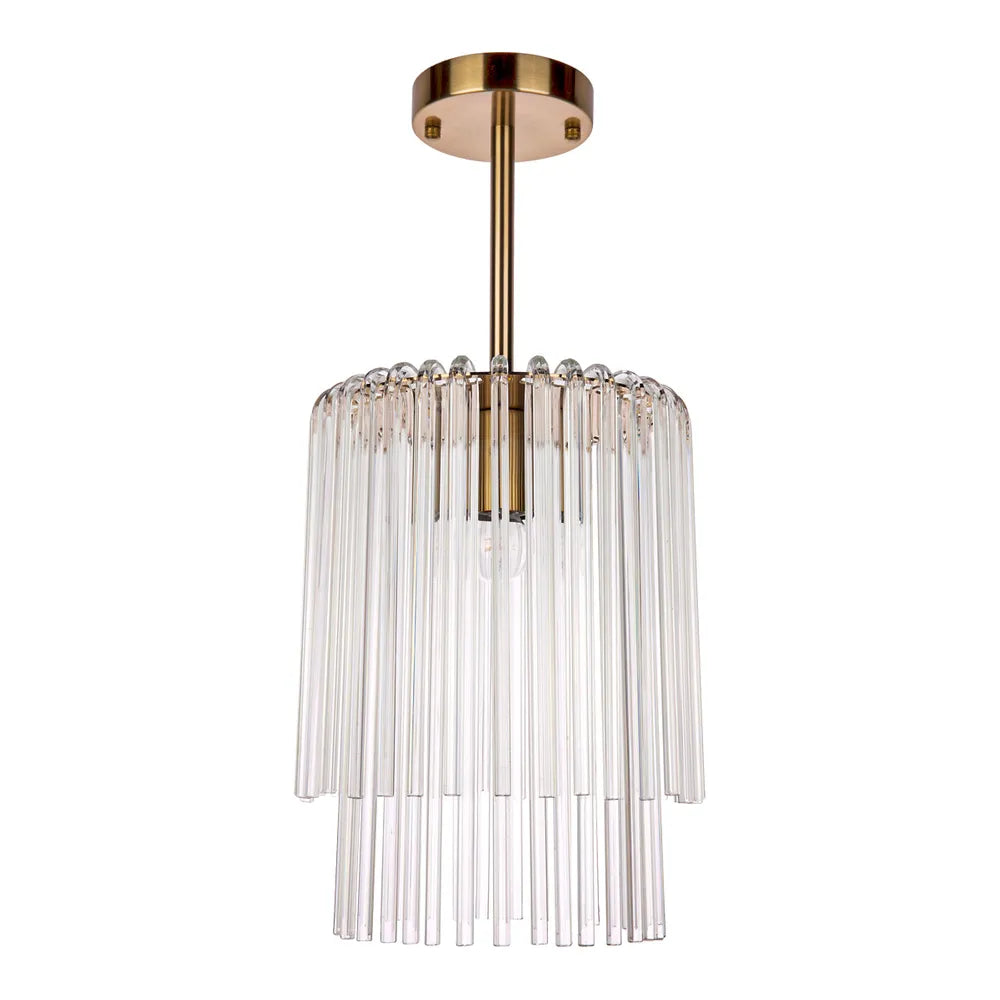 Zara Brass Long Pendant Light Pendant Light Cafe Lighting Petite