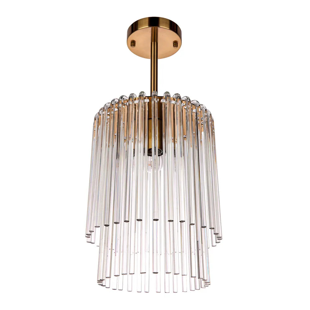 Zara Brass Petite Pendant Light Pendant Light Cafe Lighting