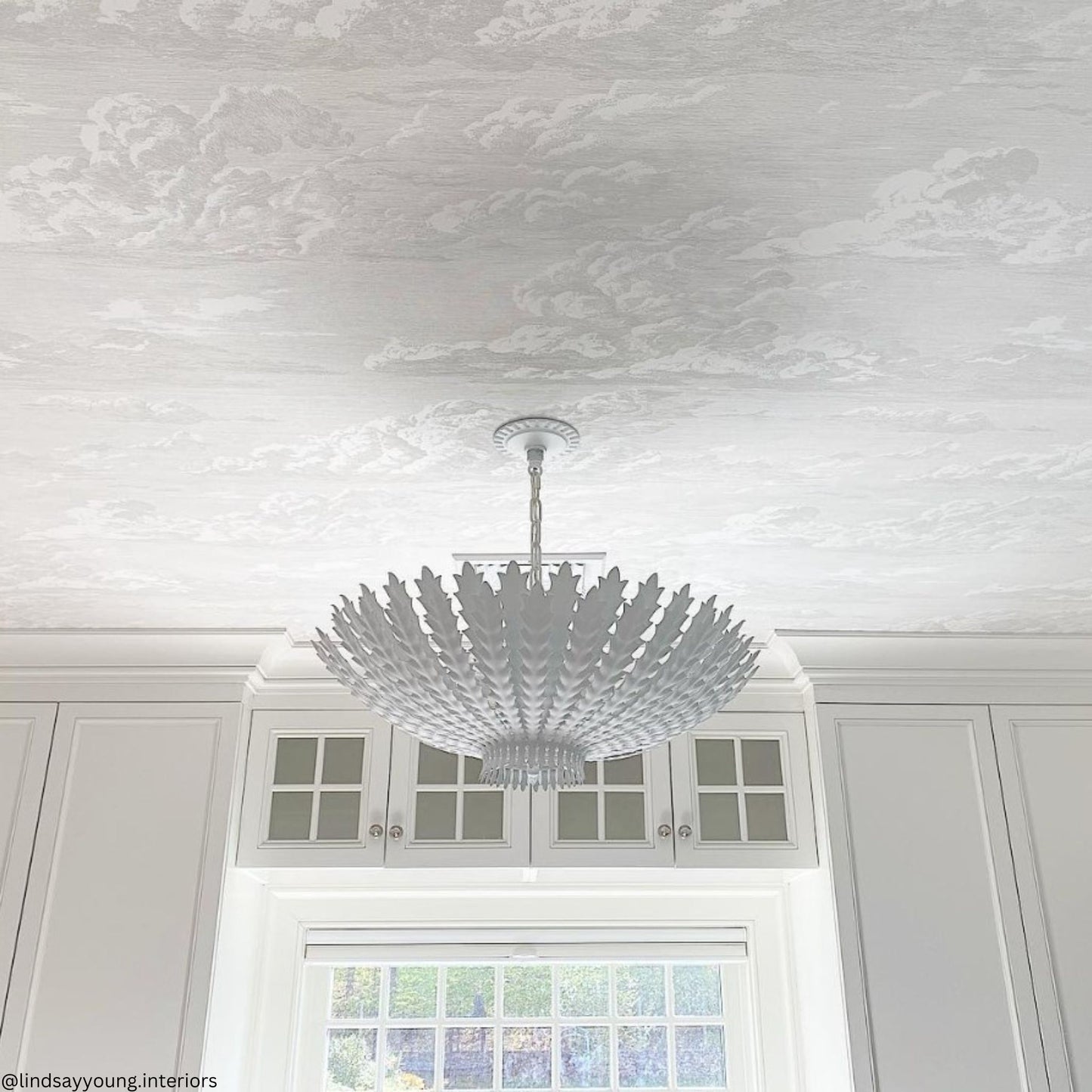 AERIN Hampton Extra Large Reef Chandelier - Plaster White Pendant Light Bloomingdales Lighting