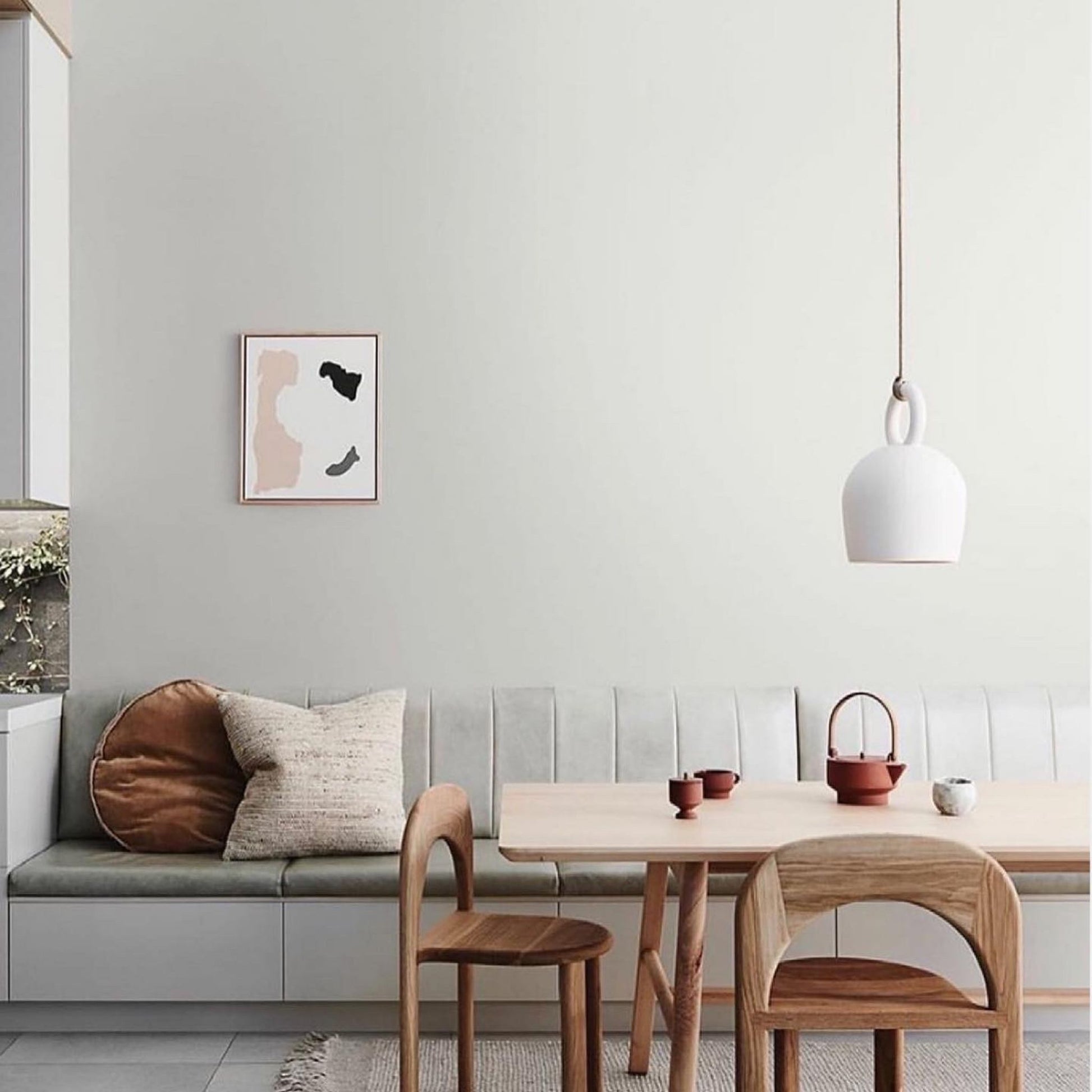 Calo Handmade Bell Clay Pendant Light Pendant Light Klaylife