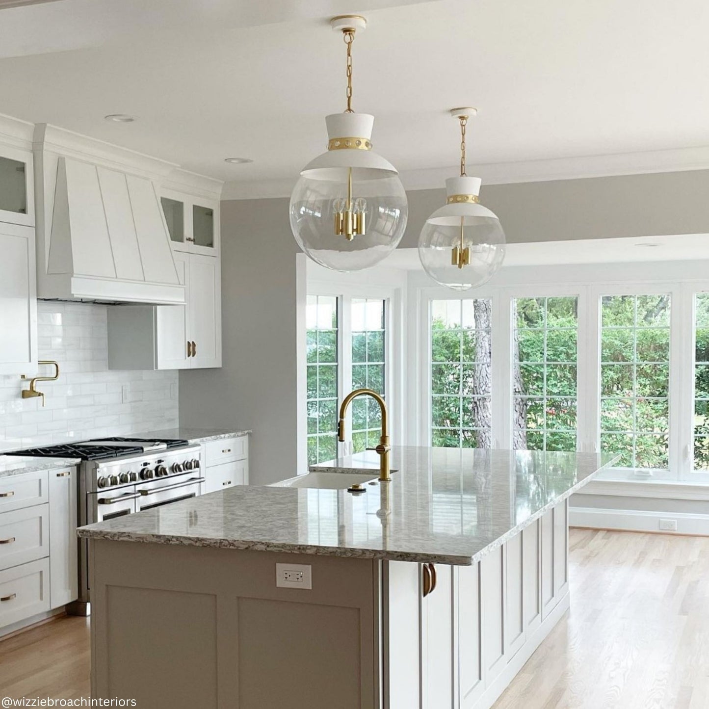 Julie Neill Lucia Large Glass Pendant Light - Matte White Pendant Light Bloomingdales Lighting