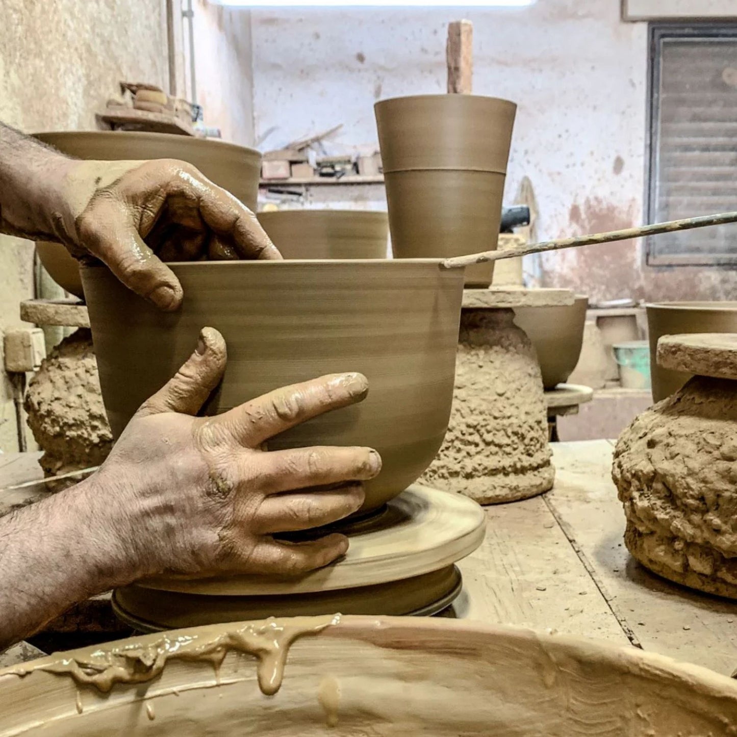 Okina Single Suspension Clay Pendant Light Pendant Light Klaylife