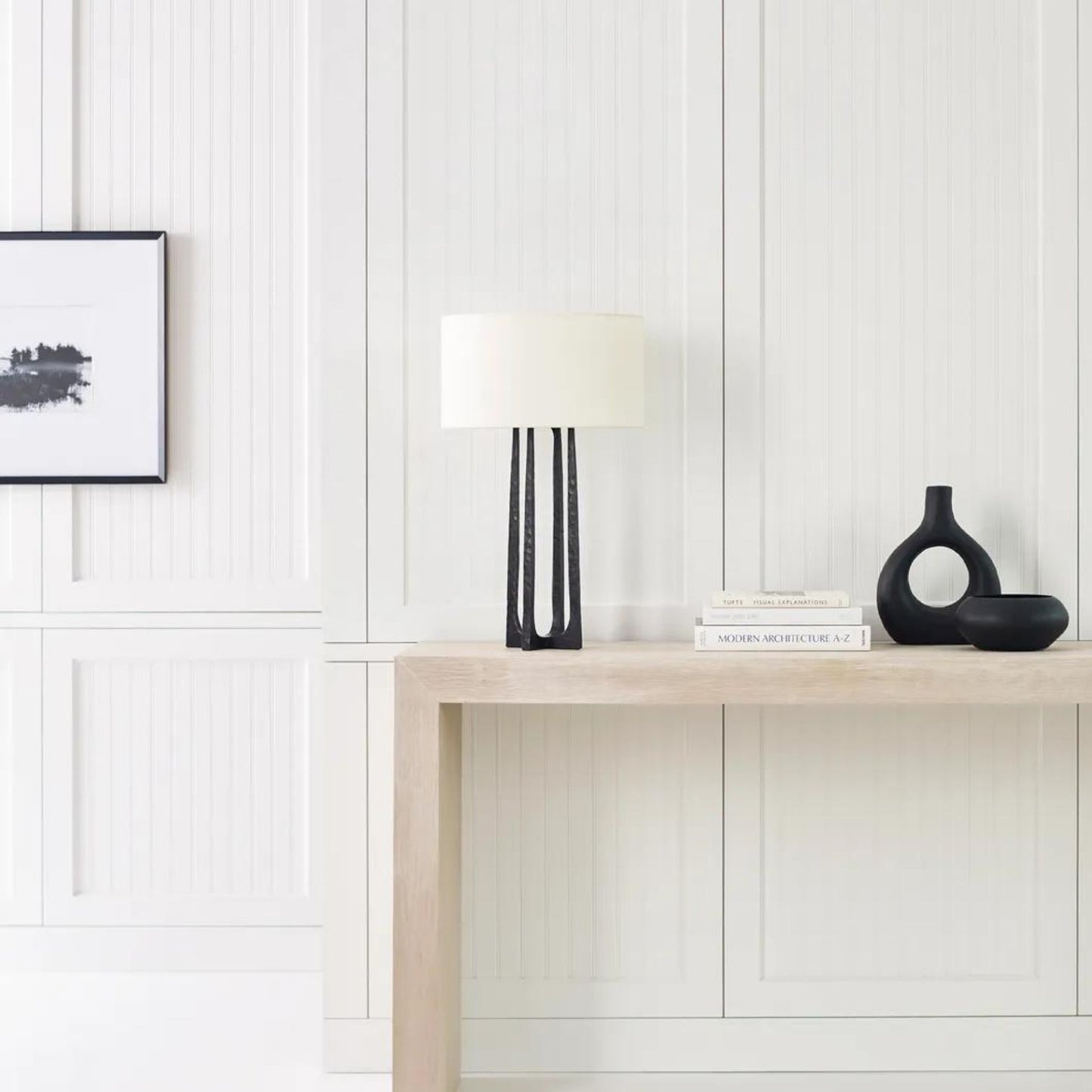 Ian K. Fowler Scala Linen Table Lamp - Aged Iron Table Lamp Bloomingdales Lighting