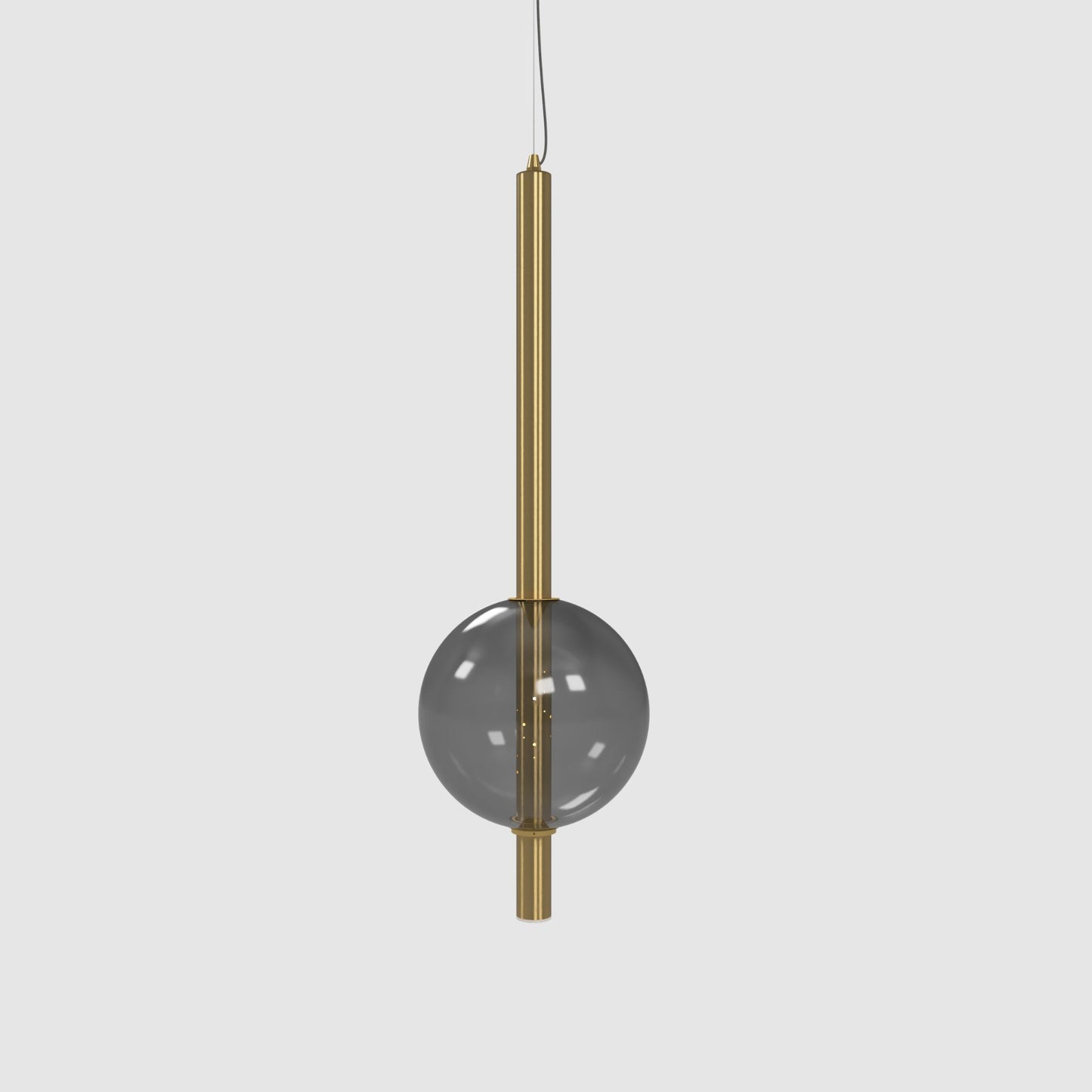 Falling Comet Glass Pendant Light Pendant Light ILANEL Smoke 60 cm