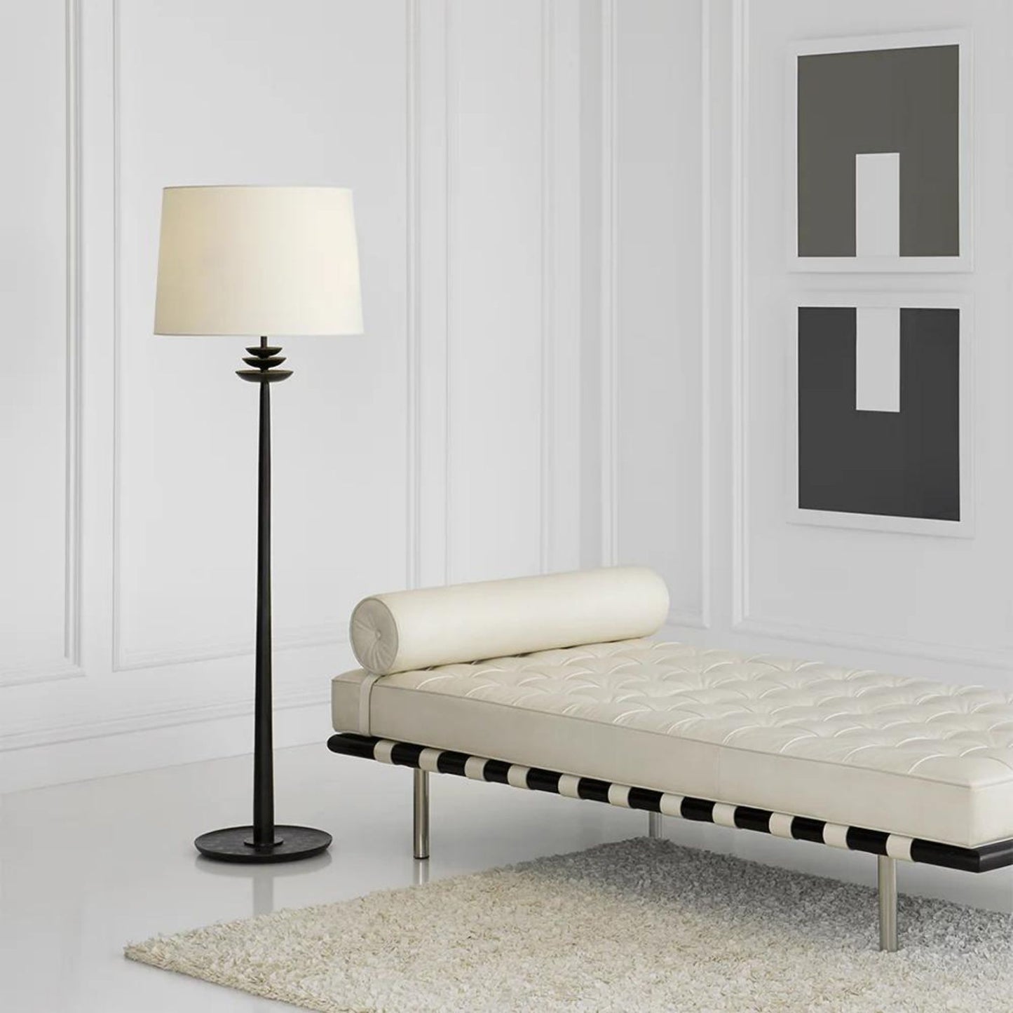 AERIN Beaumont Floor Lamp - Aged Iron Floor Lamp Bloomingdales Lighting