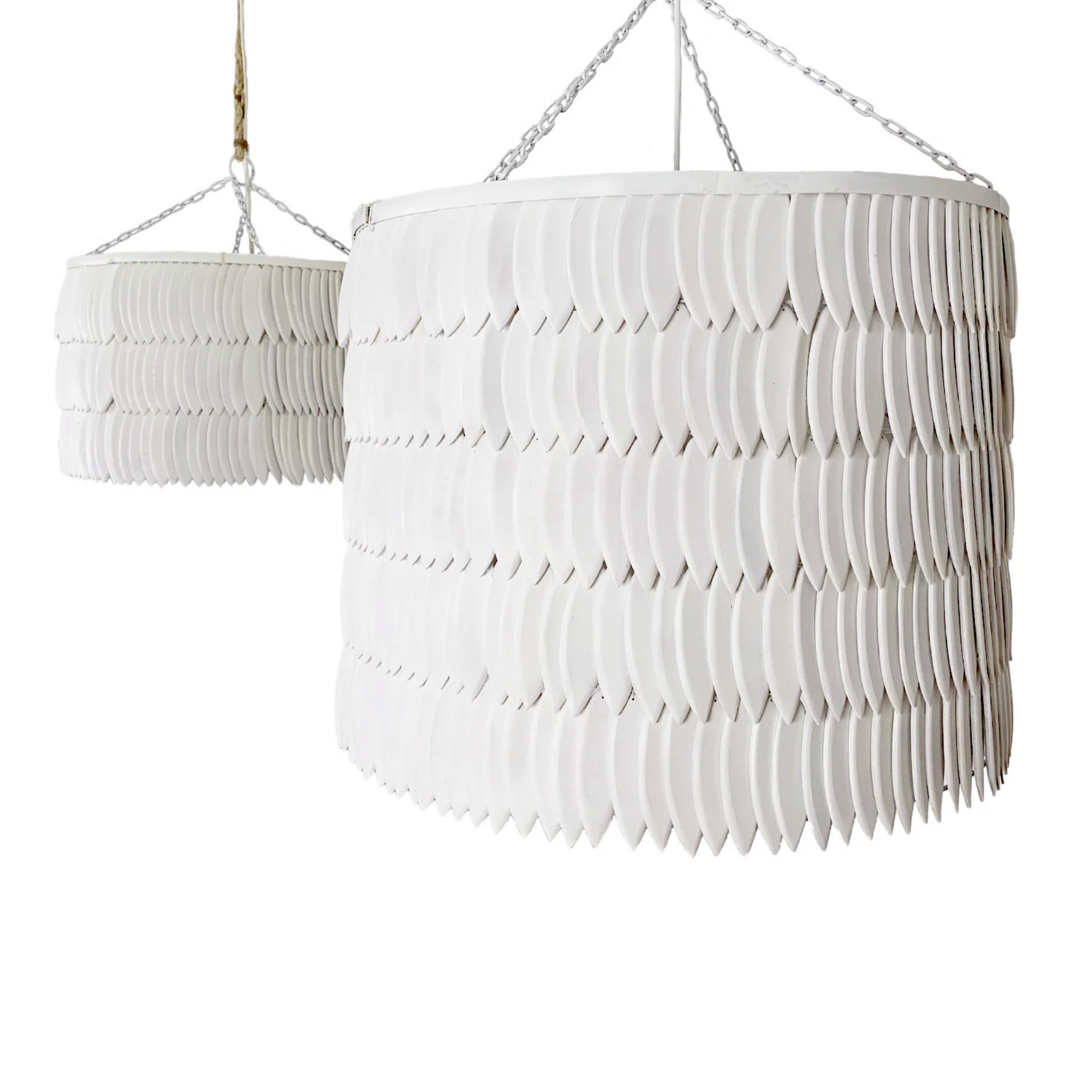 Juma Wooden Cuttlefish Pendant Light Pendant Light Bisque Interiors