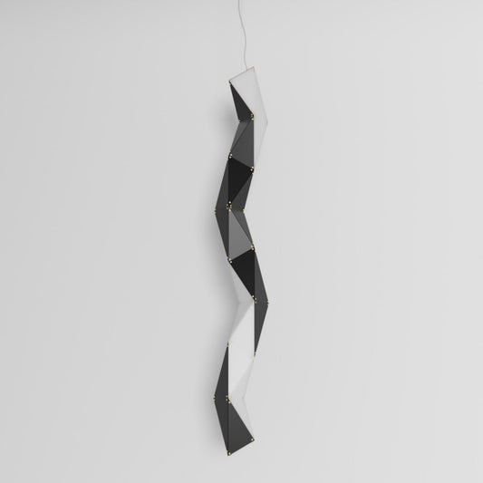 Supernova Shard Linear Pendant Light Pendant Light ILANEL Brushed Black