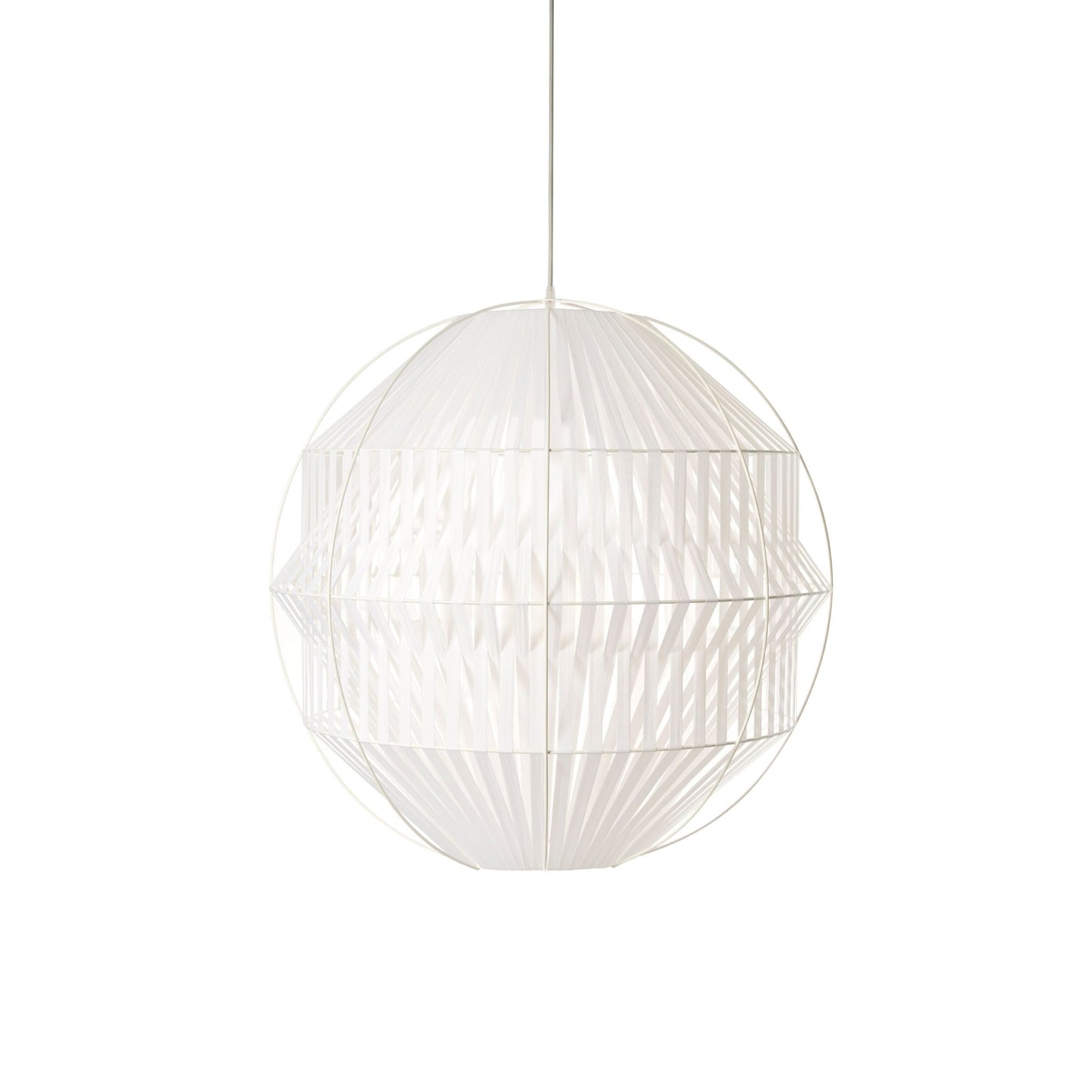 Kahdu Sculptural Hand Woven Pendant Light Pendant Light ILANEL White 60 cm