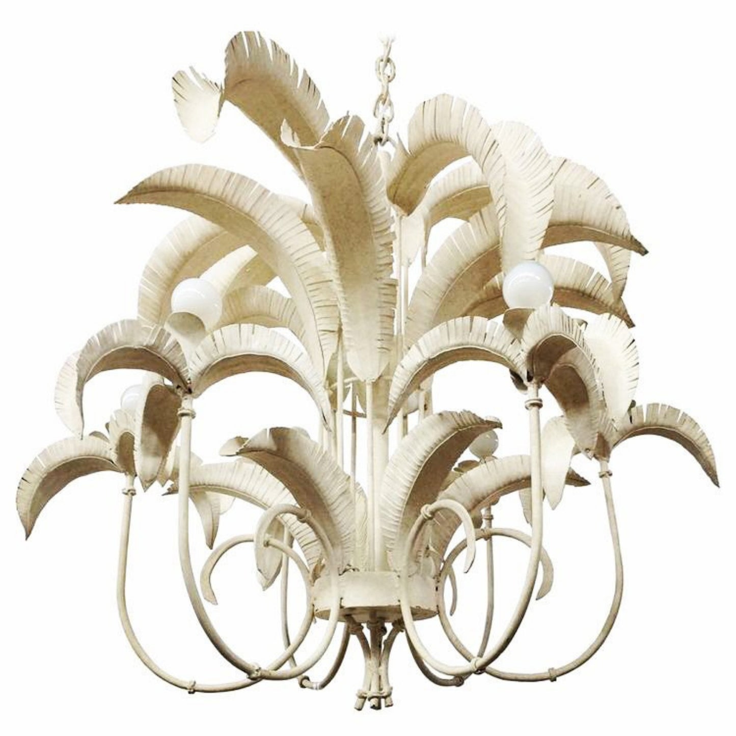 Cayman Island Palm Large Chandelier Chandelier Gypset Cargo Pewter Medium