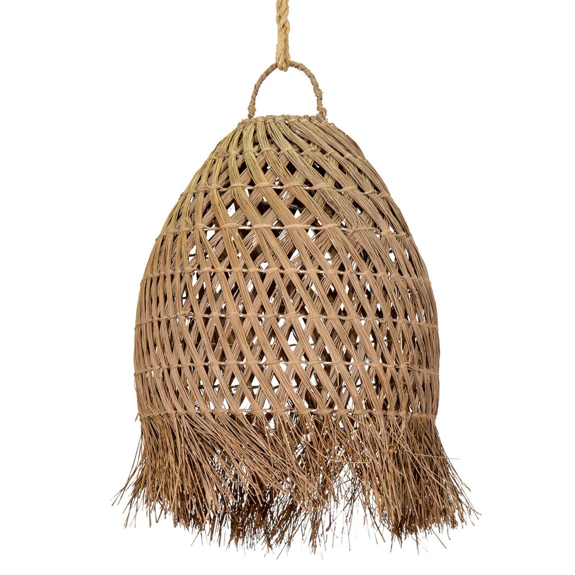 Apilan Woven Pendant Light Pendant Light Bisque Interiors