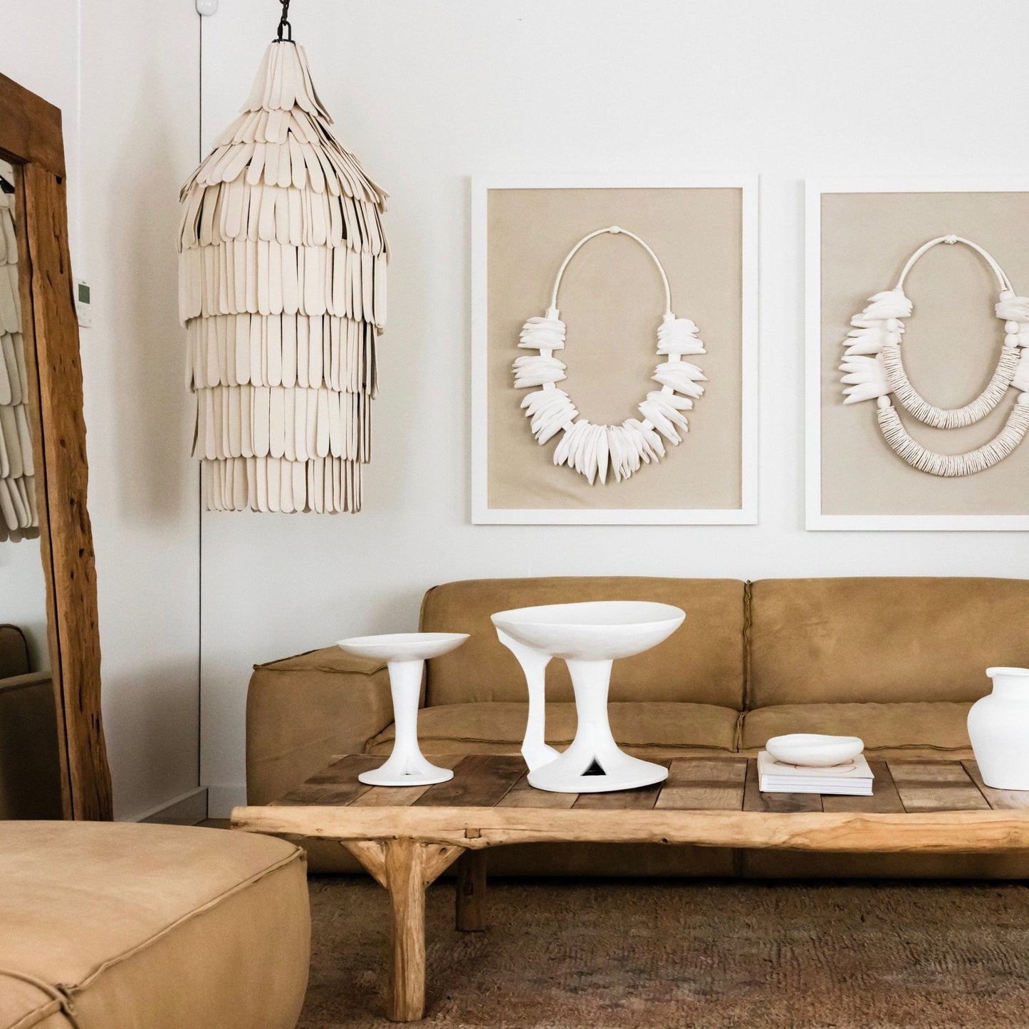 Cocoon Shard Handmade Clay Pendant Light Pendant Light Klaylife