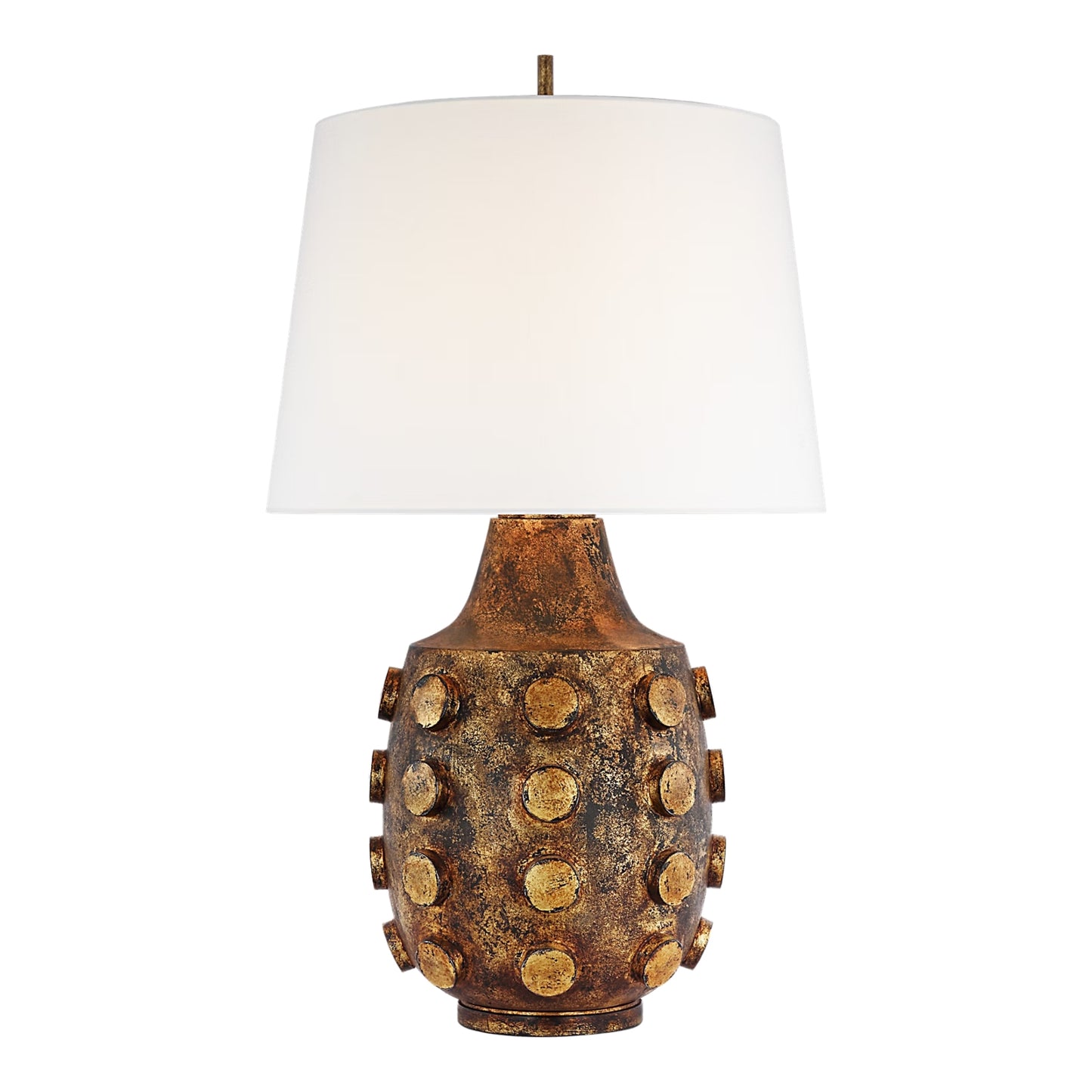 Thomas O'Brien Orly Large Linen Table Lamp Table Lamp Bloomingdales Lighting Antique Gild