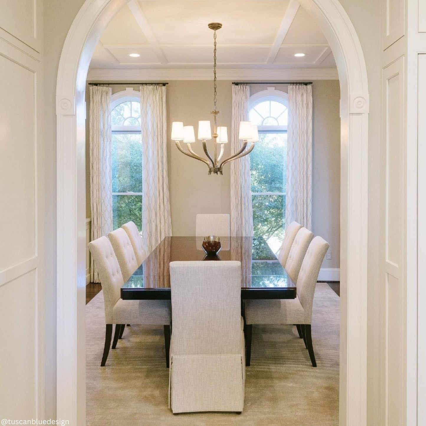 E. F. Chapman Ruhlmann Large Natural Paper Chandelier - Brass Pendant Light Bloomingdales Lighting