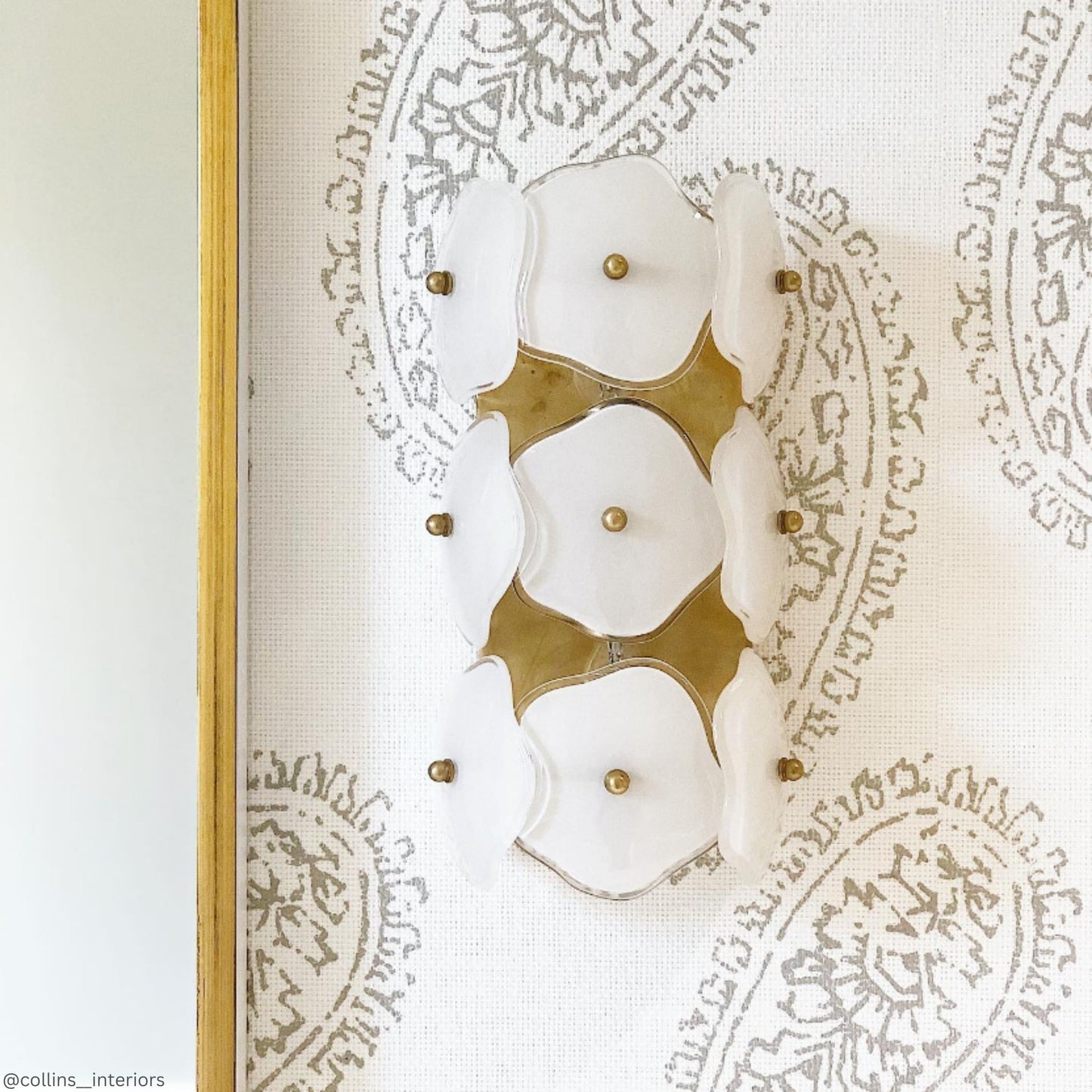 Kate Spade Leighton Small Wall Sconce with Cream Tinted Glass Wall Light Bloomingdales Lighting