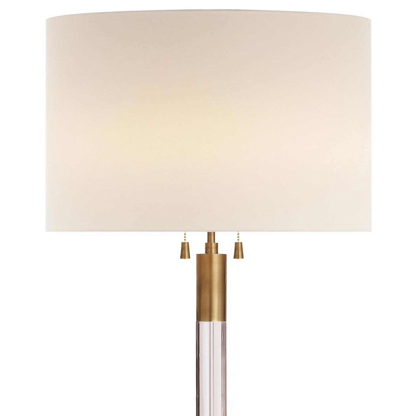AERIN Riga Glass Floor Lamp - Brass Floor Lamp Bloomingdales Lighting