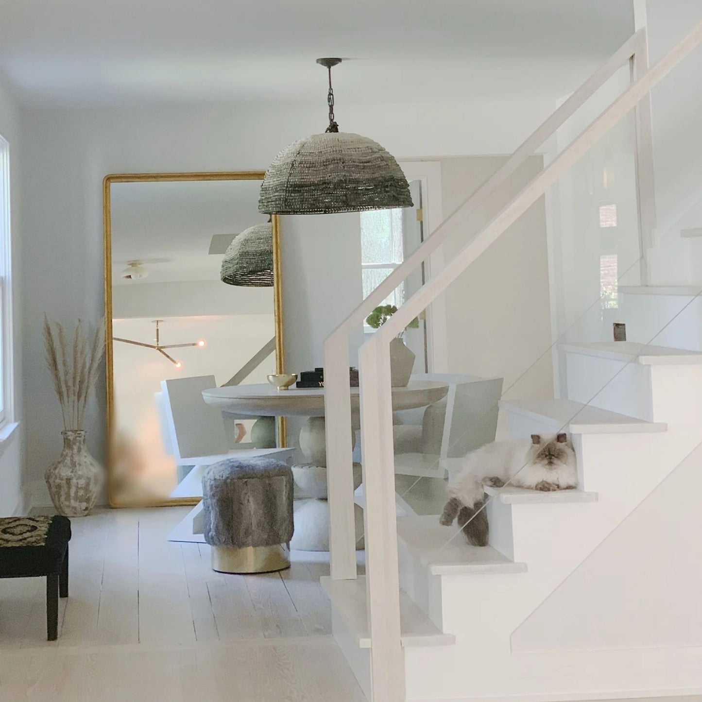 Dome Handmade Beaded Clay Pendant Light Pendant Light Klaylife