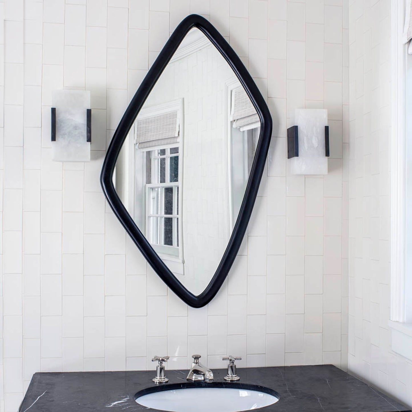 Kelly Wearstler Covet Wide Clip Alabaster Wall Sconce - Bronze Wall Light Bloomingdales Lighting