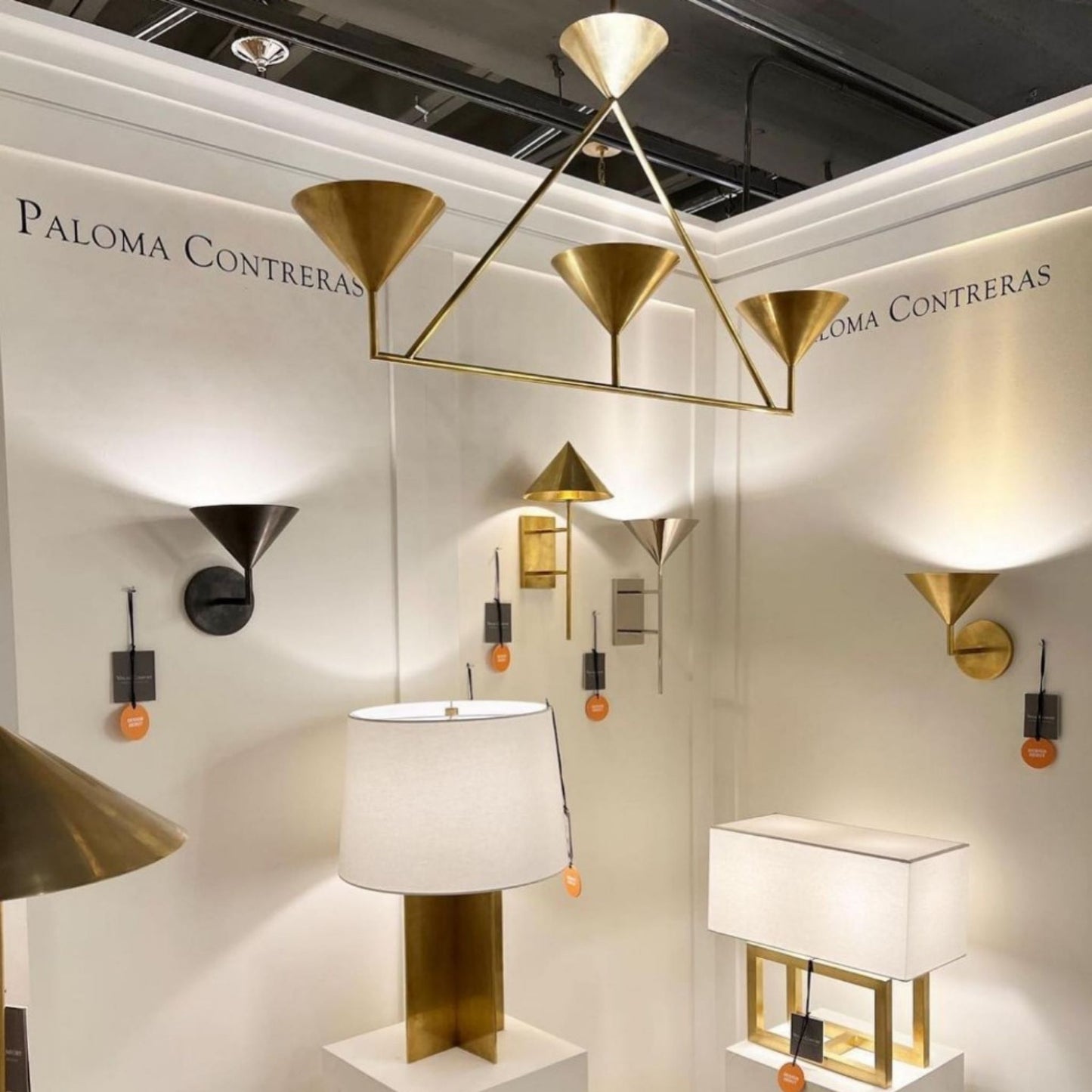 Paloma Contreras Orsay Medium 3-Light Linear Chandelier - Brass Pendant Light Bloomingdales Lighting