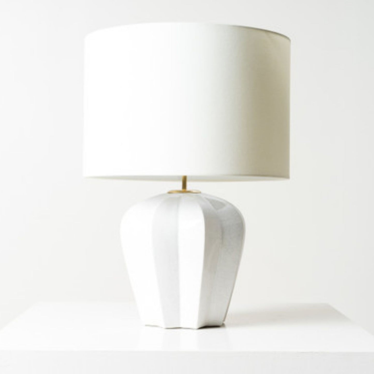 AERIN Pierrepont Stone Ceramic Table Lamp - White Table Lamp Bloomingdales Lighting