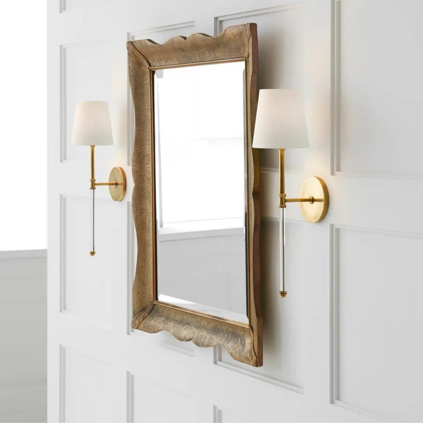 Suzanne Kasler Camille Crystal Wall Sconce - Brass Wall Light Bloomingdales Lighting