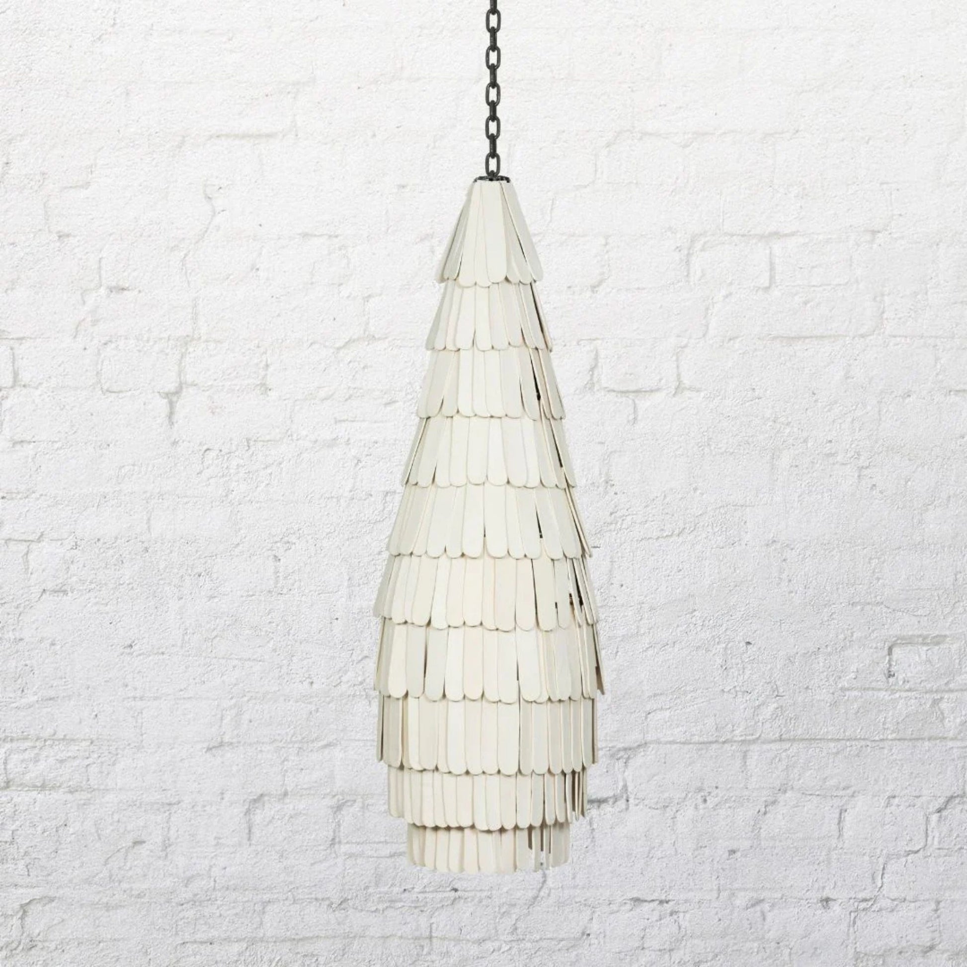 Forest Shard Handmade Clay Pendant Light Pendant Light Klaylife Matte Gold Medium