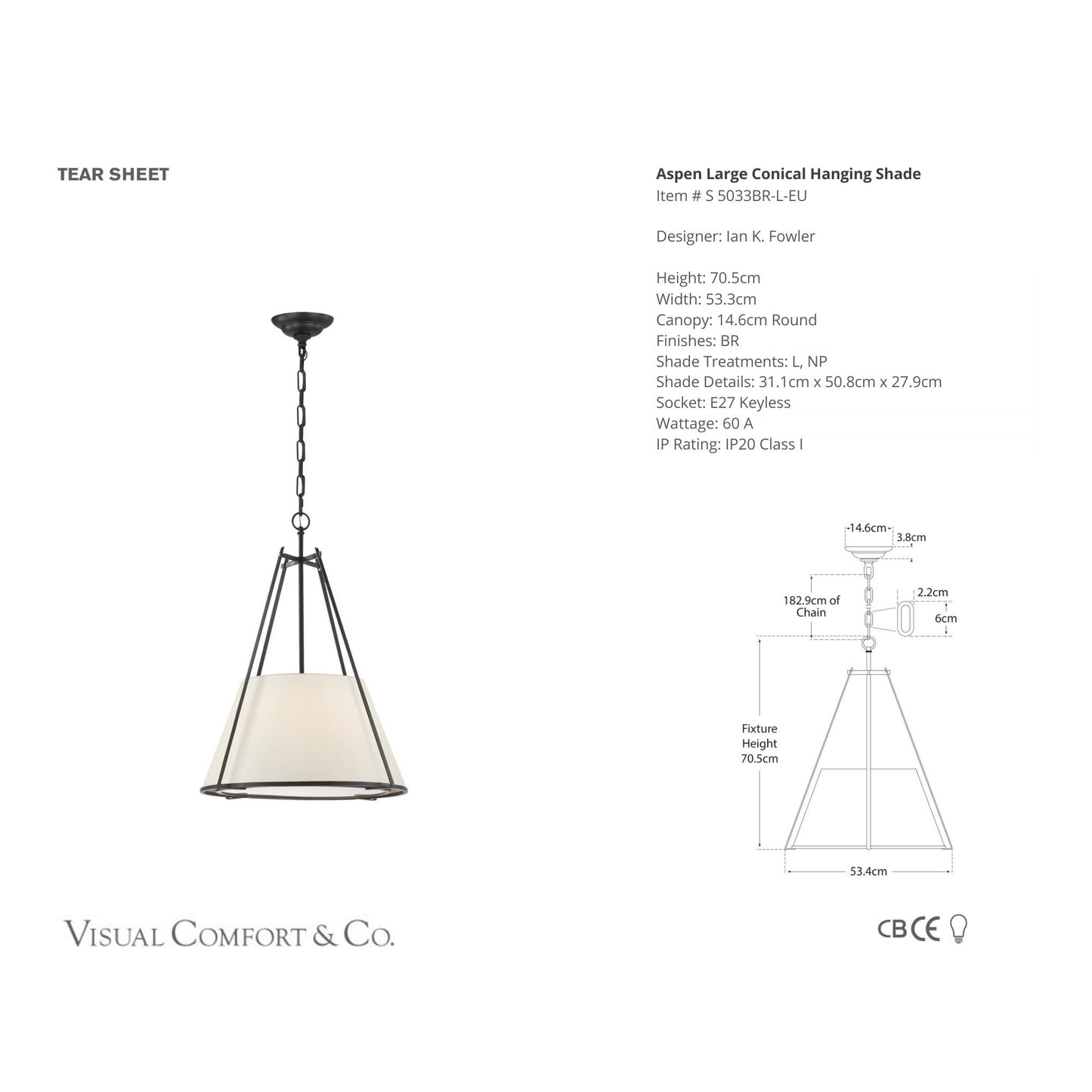 Studio VC Aspen Large Conical Pendant Light - Black Rust Pendant Light Bloomingdales Lighting