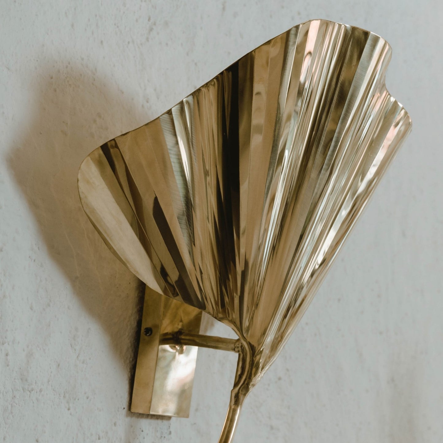 Gingko Leaf Brass Wall Sconce Wall Light Gypset Cargo